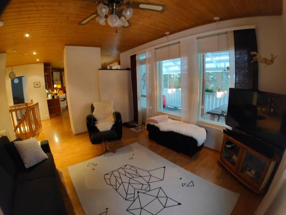 House with 3 bedroom's and sauna Close to arctic circle and Santa Claus