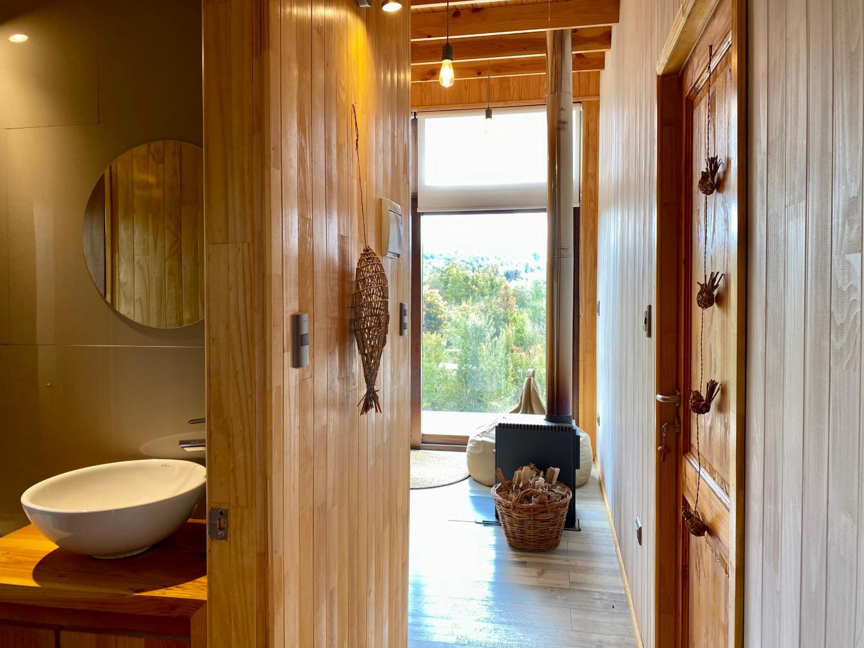 Pichi II Calbuco - Tiny house cabin facing the lagoon