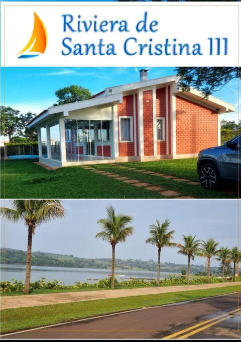 Riviera de Santa Cristina III, piscina e represa, tijolinho vermelho