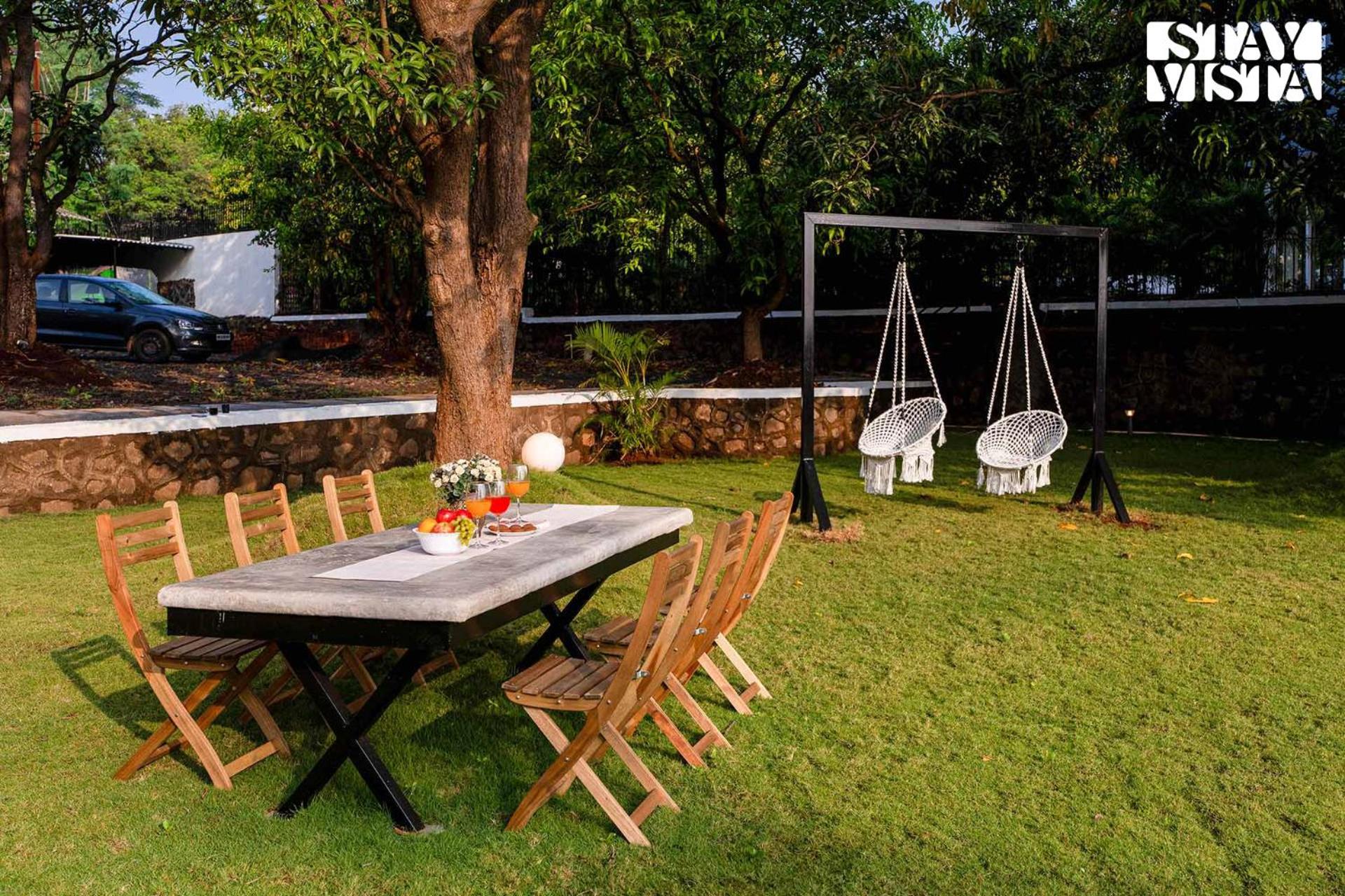 StayVista's The Oasis - Serene Retreat with Private Pool, Lawn & Gazebo view 2