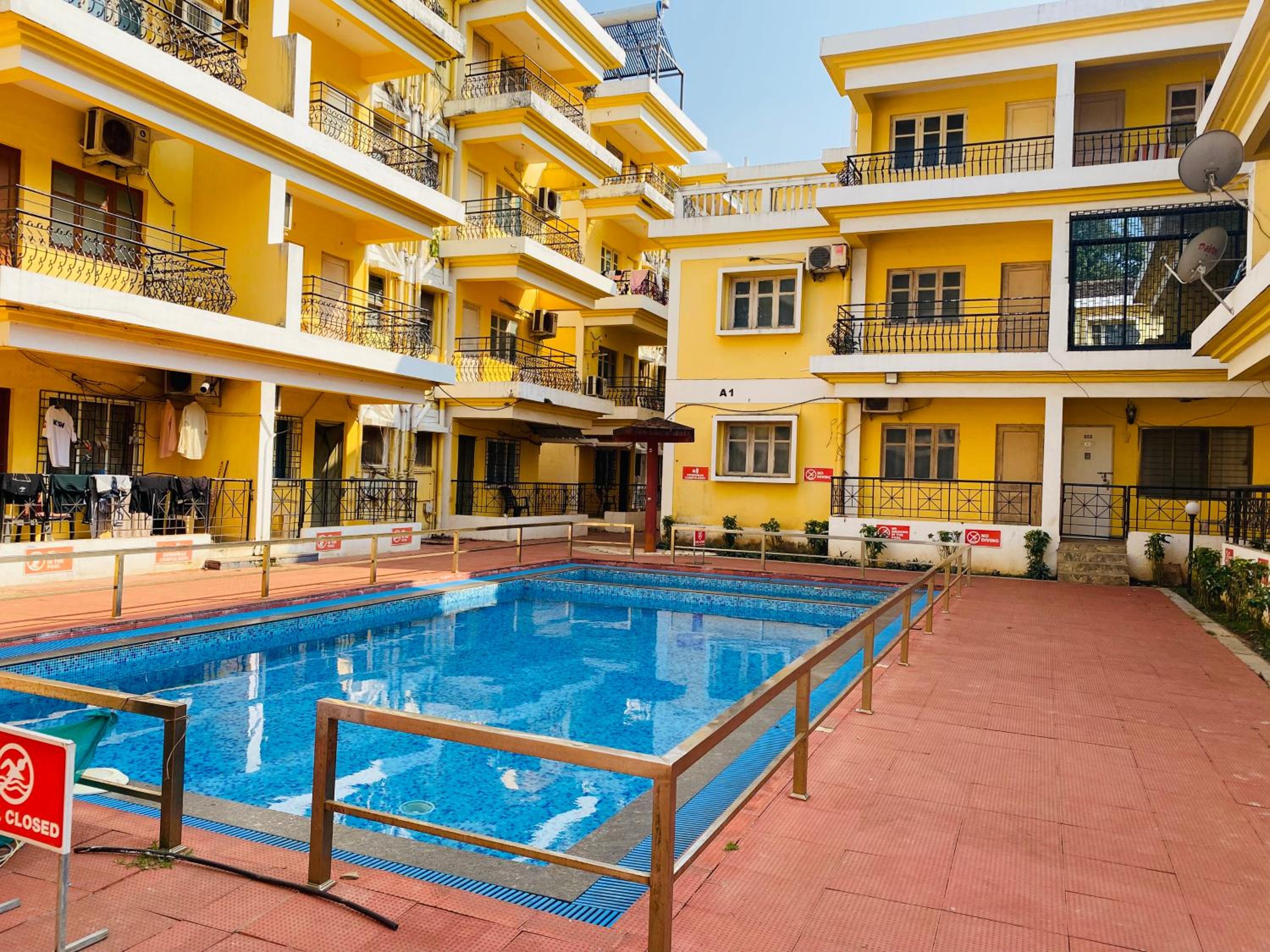 Baga Beach Apartments Goa view 2