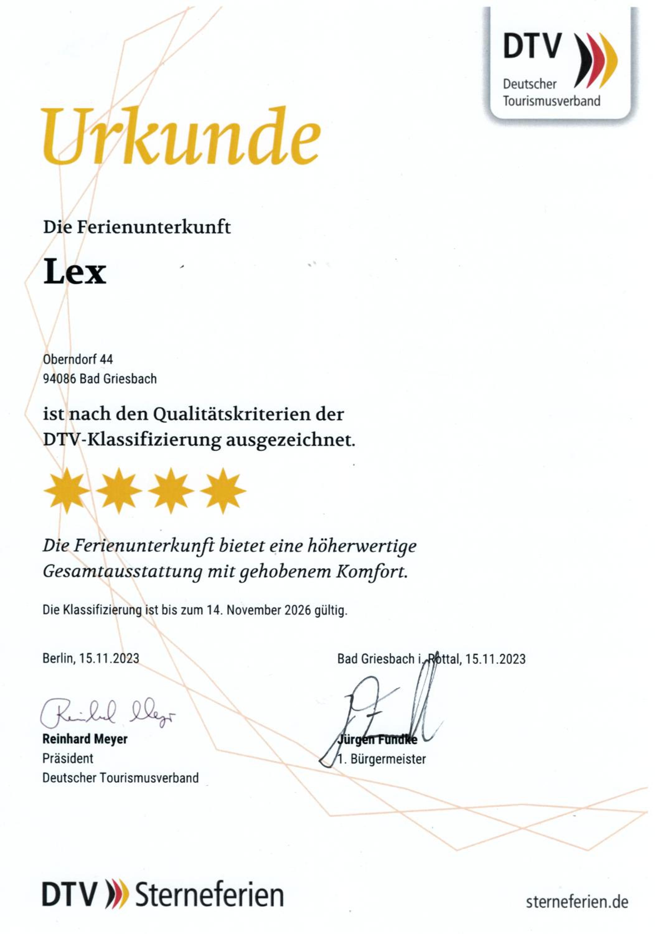 Ferienwohnung Lex