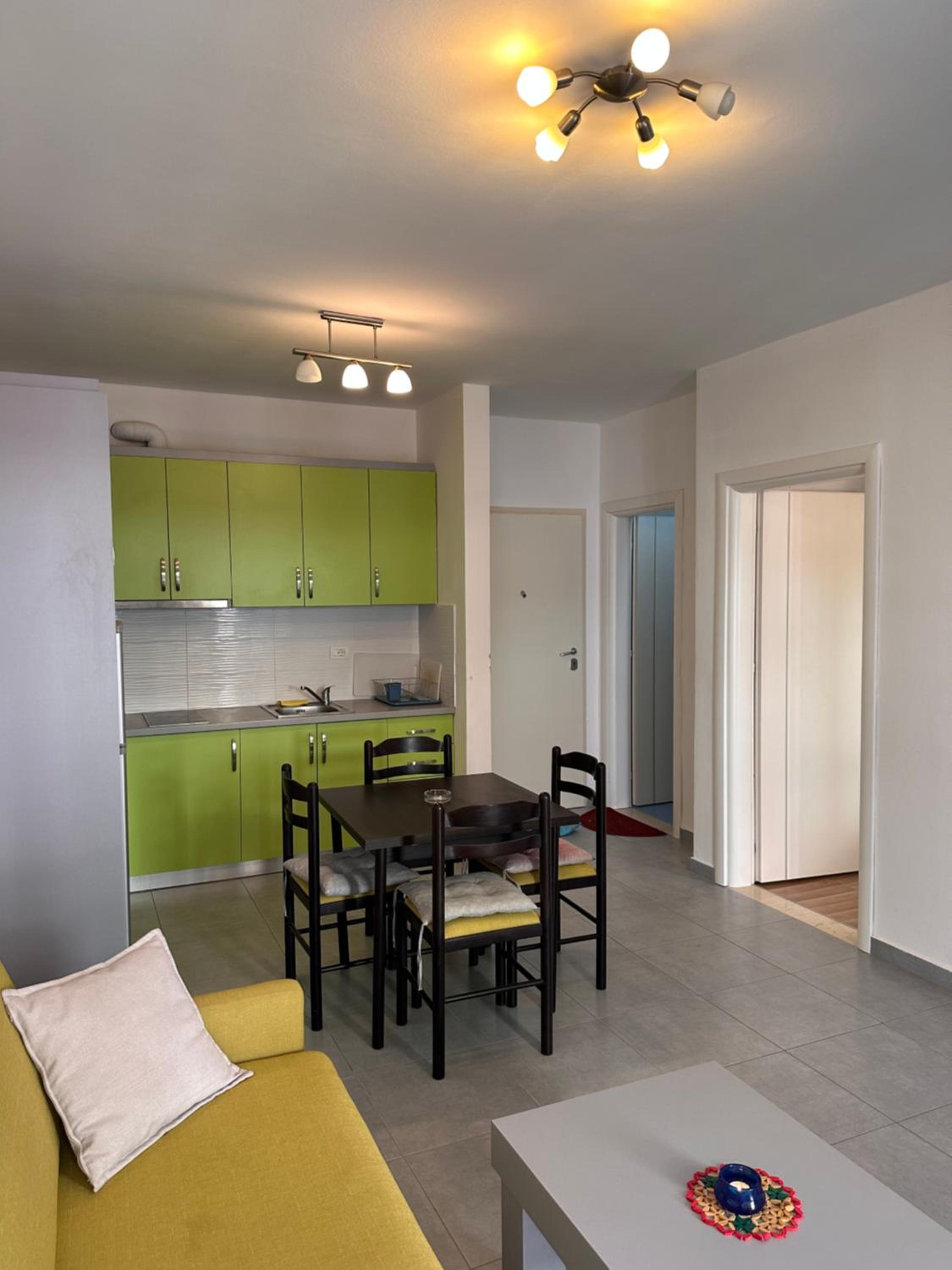 White Apartment - Green