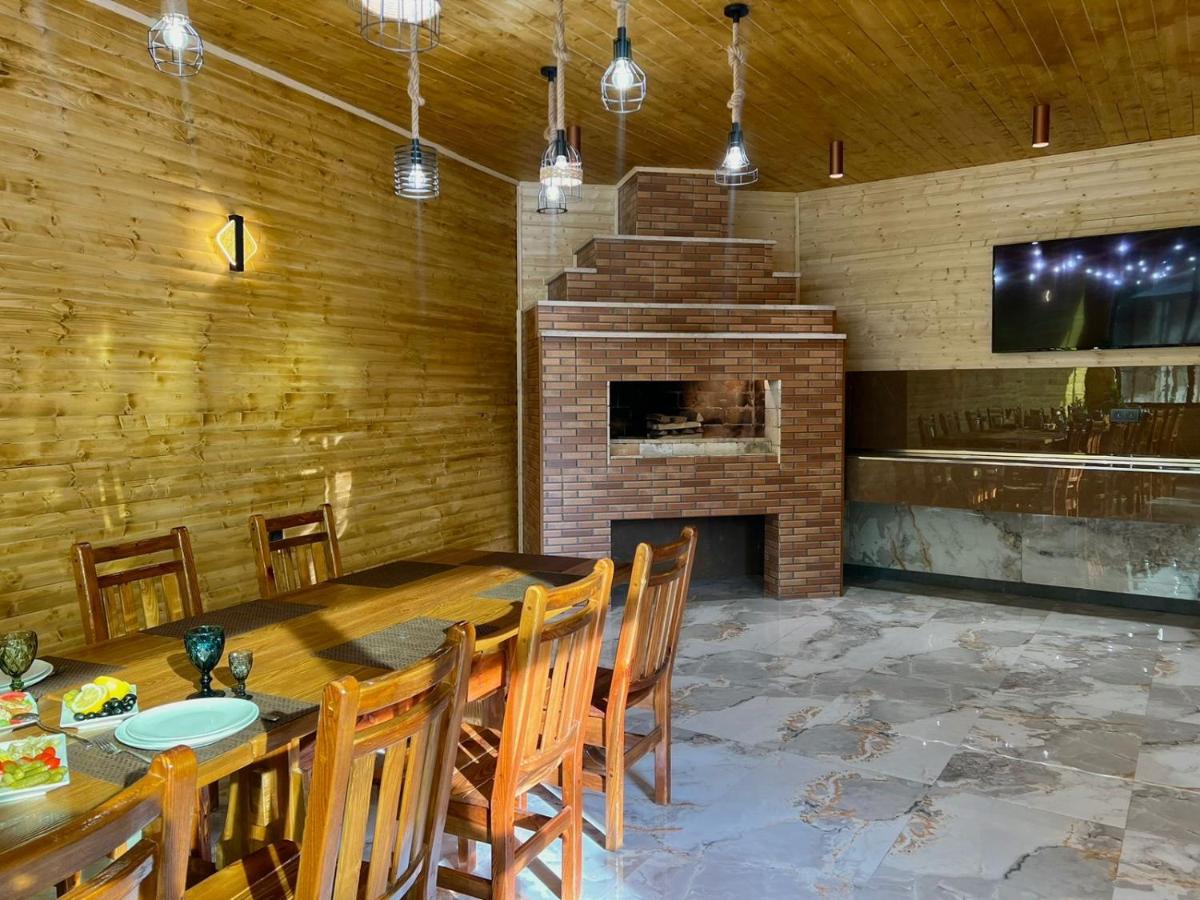 outdoor BBQ area