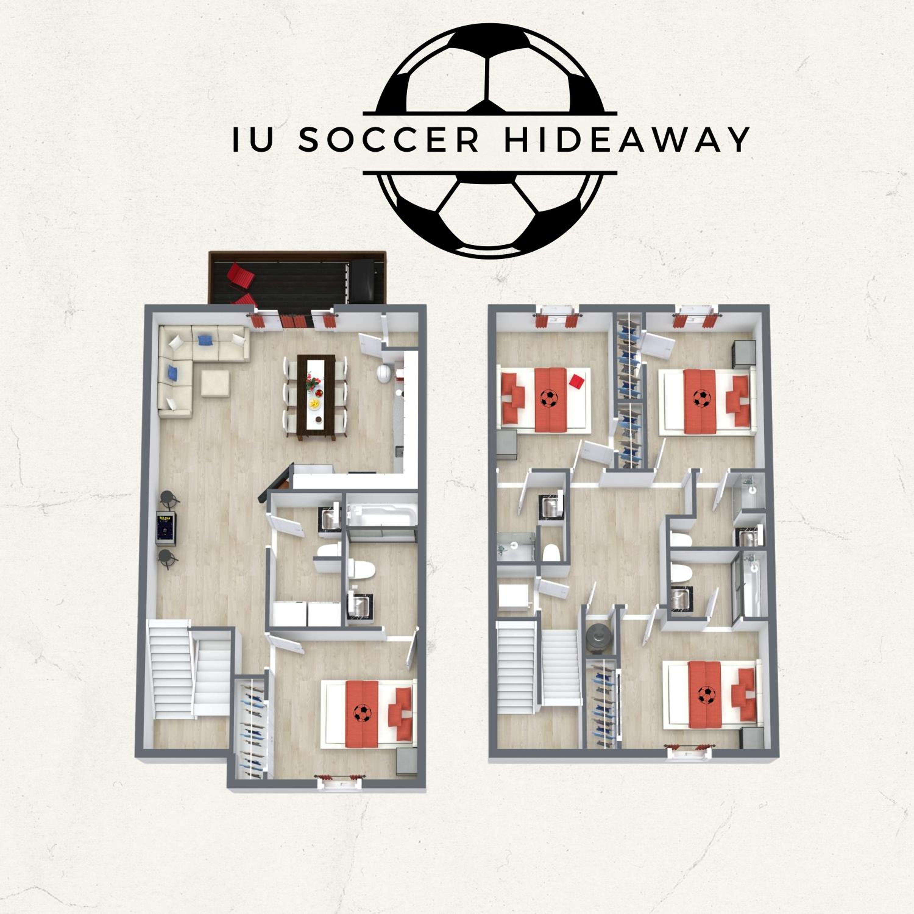 Bloomington Vacations - IU Soccer HIdeaway - Property Image 1