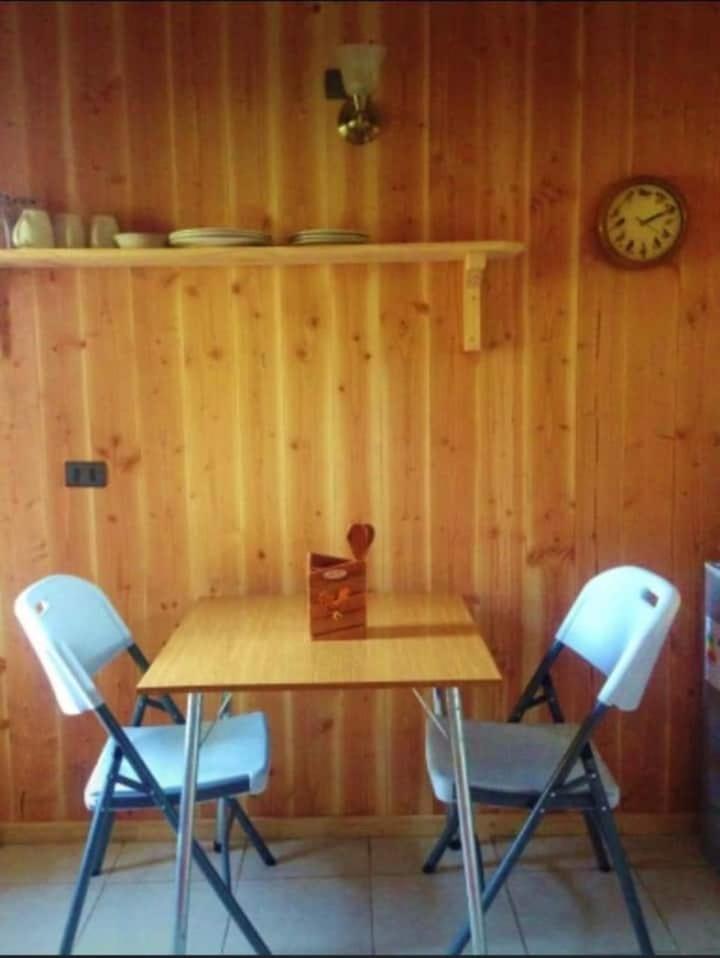 Cabaña para dos, Villarrica-Pucon, pasos del lago