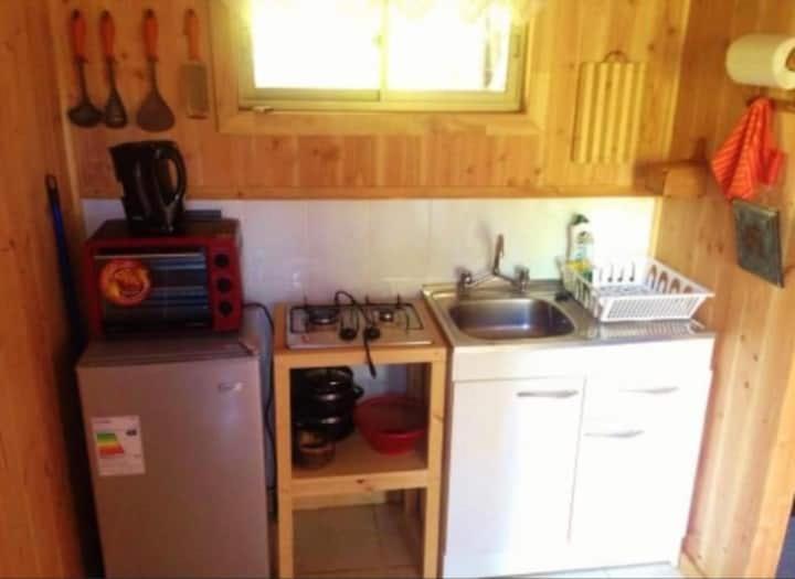 Cabaña para dos, Villarrica-Pucon, pasos del lago