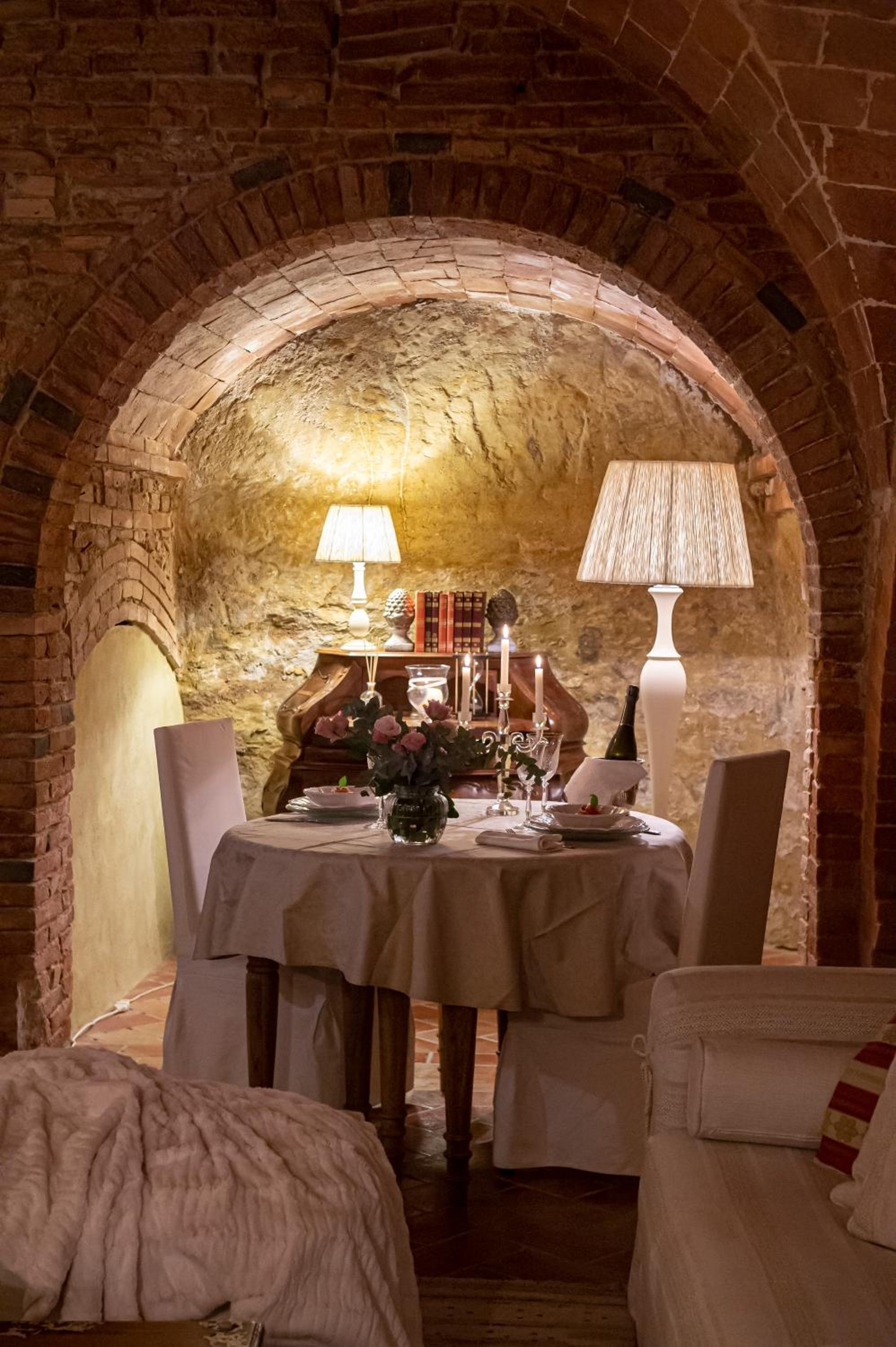 La Casetta Di Borgo en Laiatico — dining