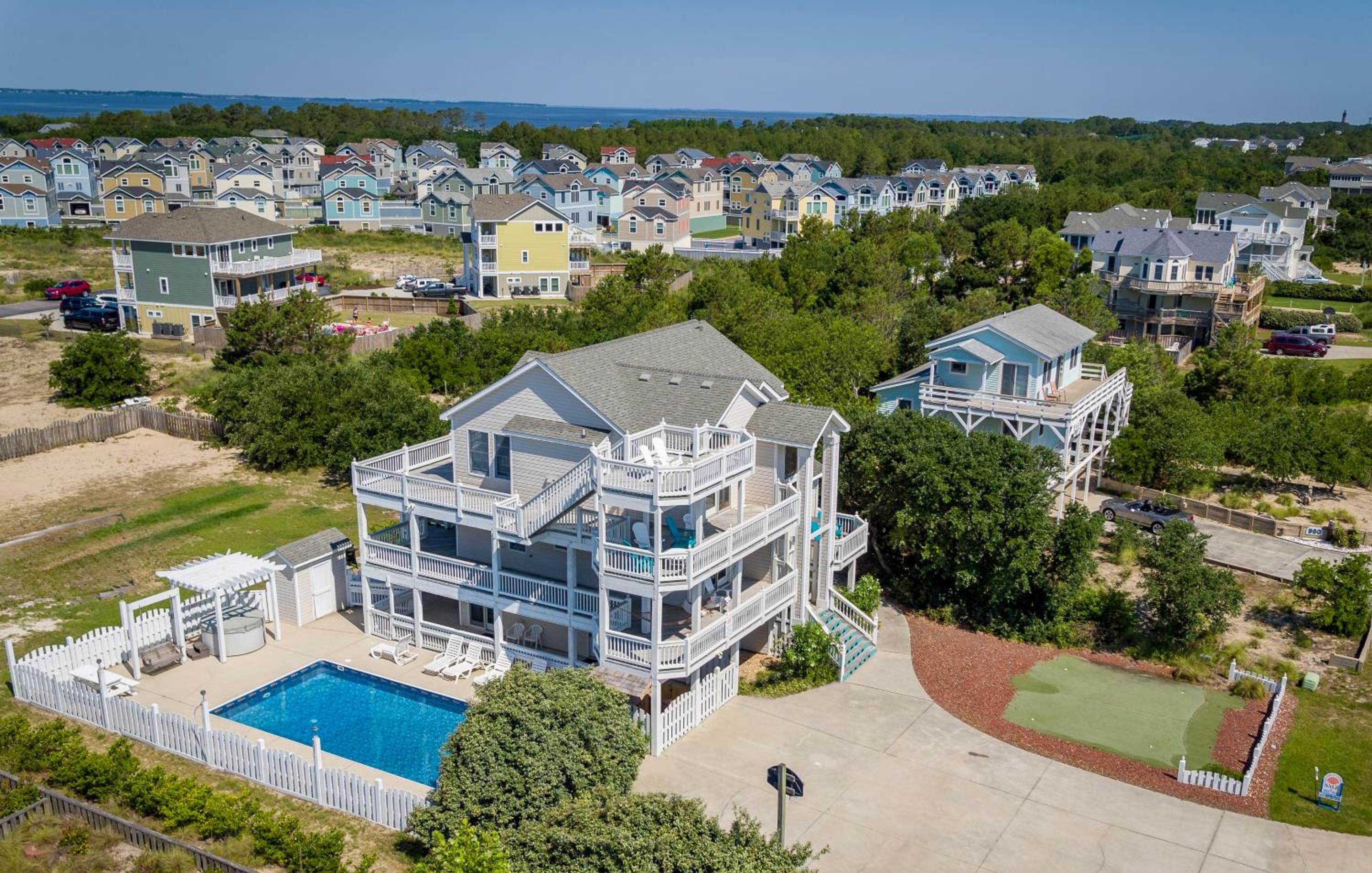 Mare Nostrum - Corolla, Whalehead, 430 Yds to Beach, Ocean View, Pool, Hot Tub, Events, Flex Stays view 3