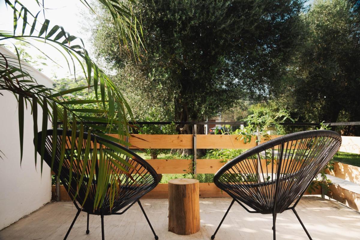 outdoor BBQ area