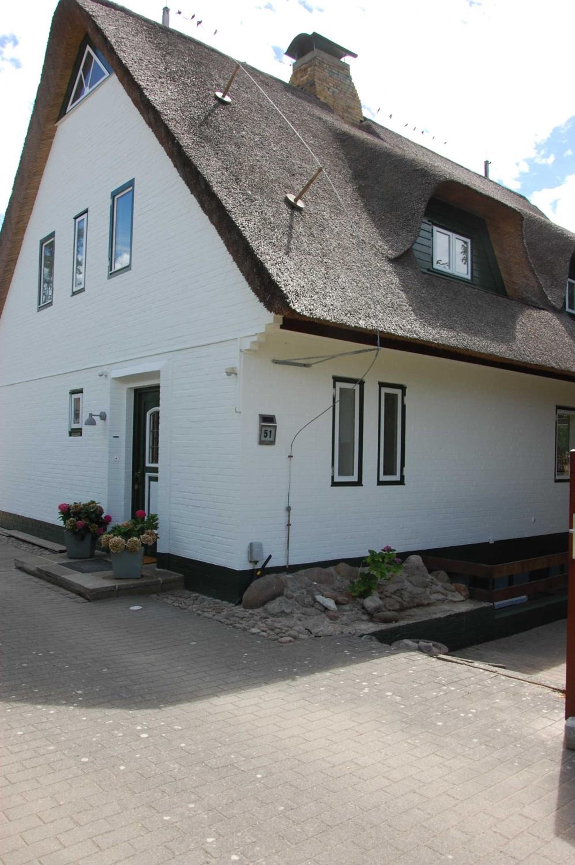 Reethaus am Strand direkt am Meer