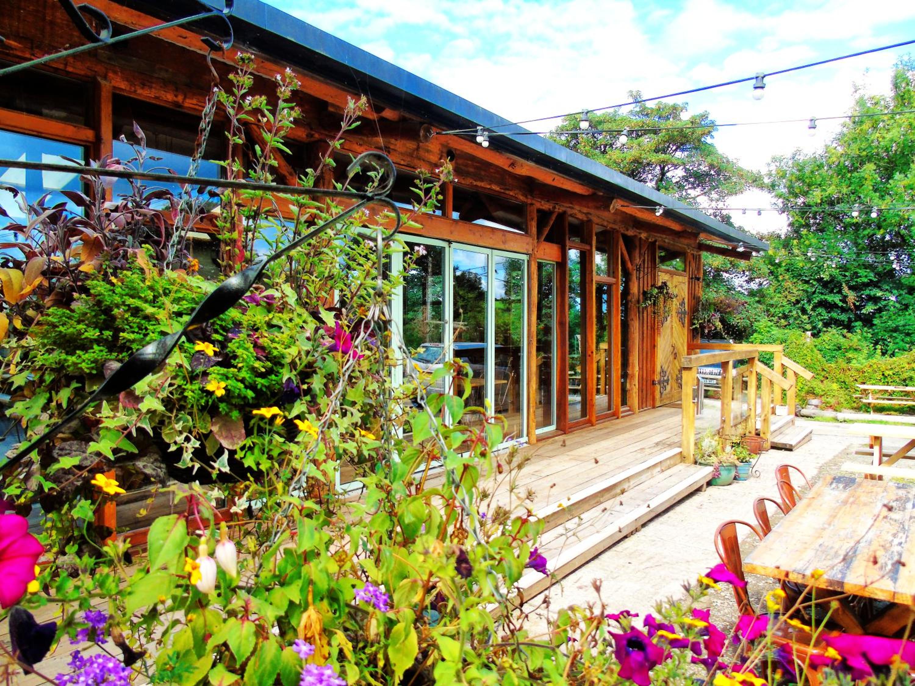 Ceridwen Glamping, double decker bus and Yurts
