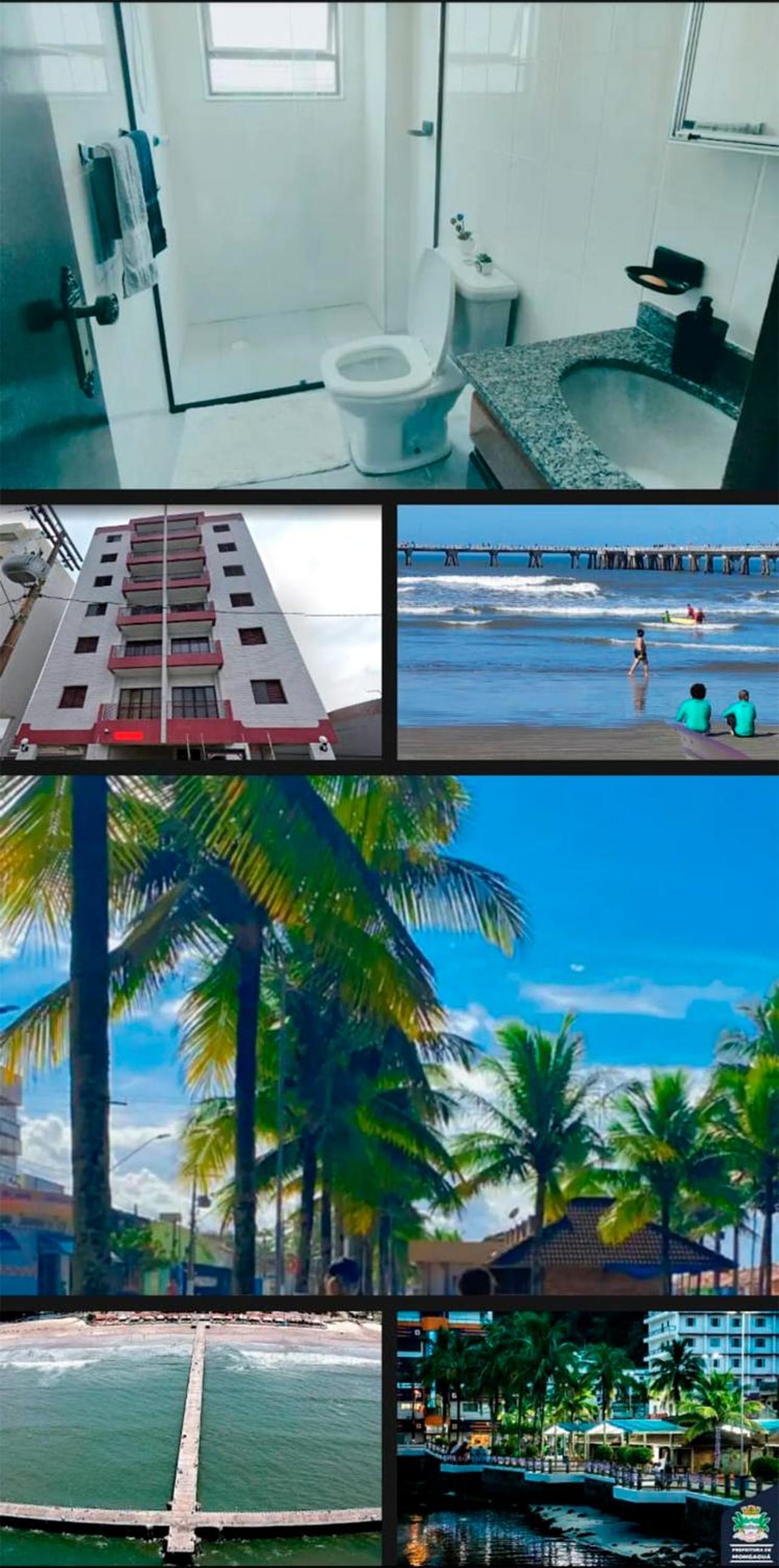 Ap beira-mar com wi-fi e garagem