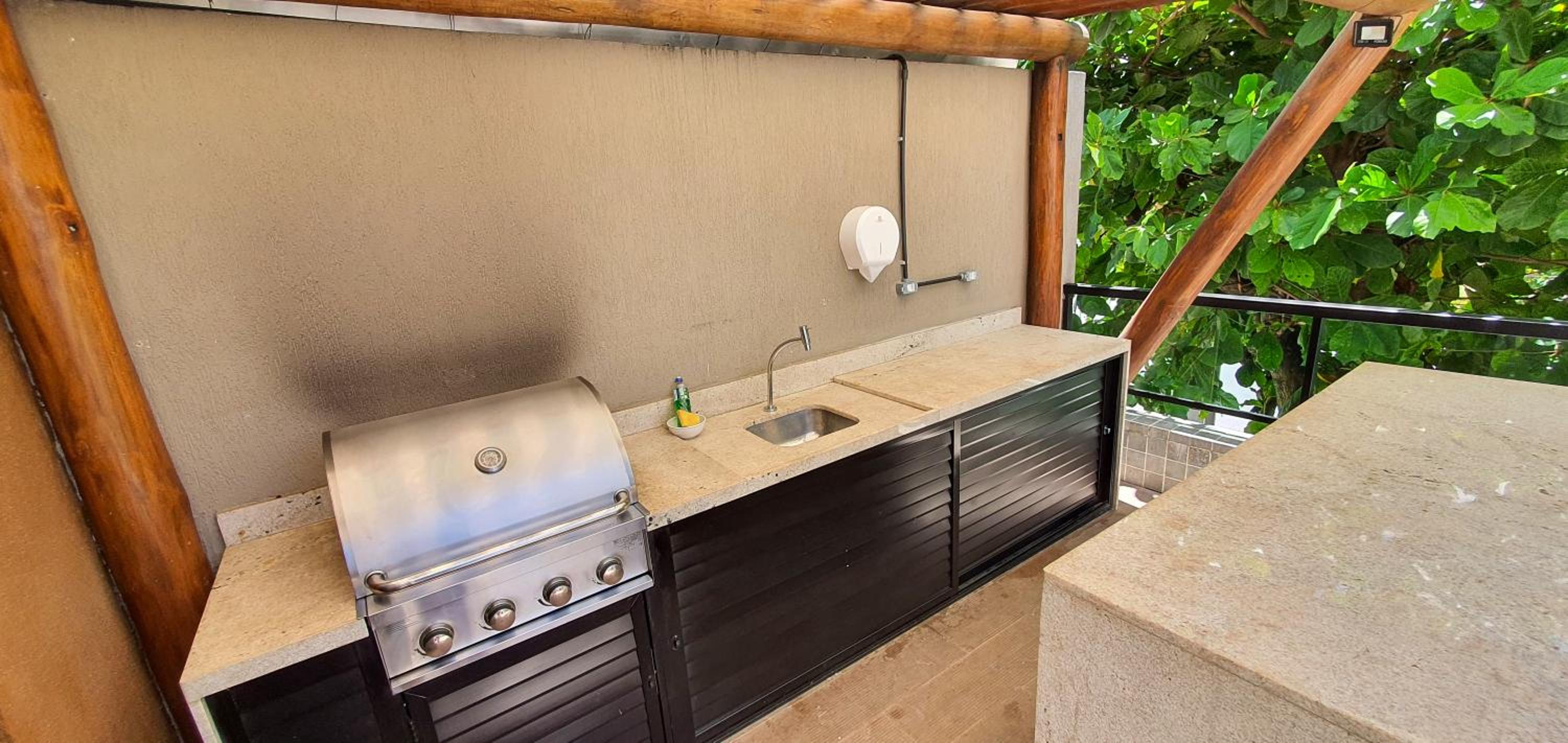VDP05 · Flat: Piscina Privativa e Praia a 100m, sauna