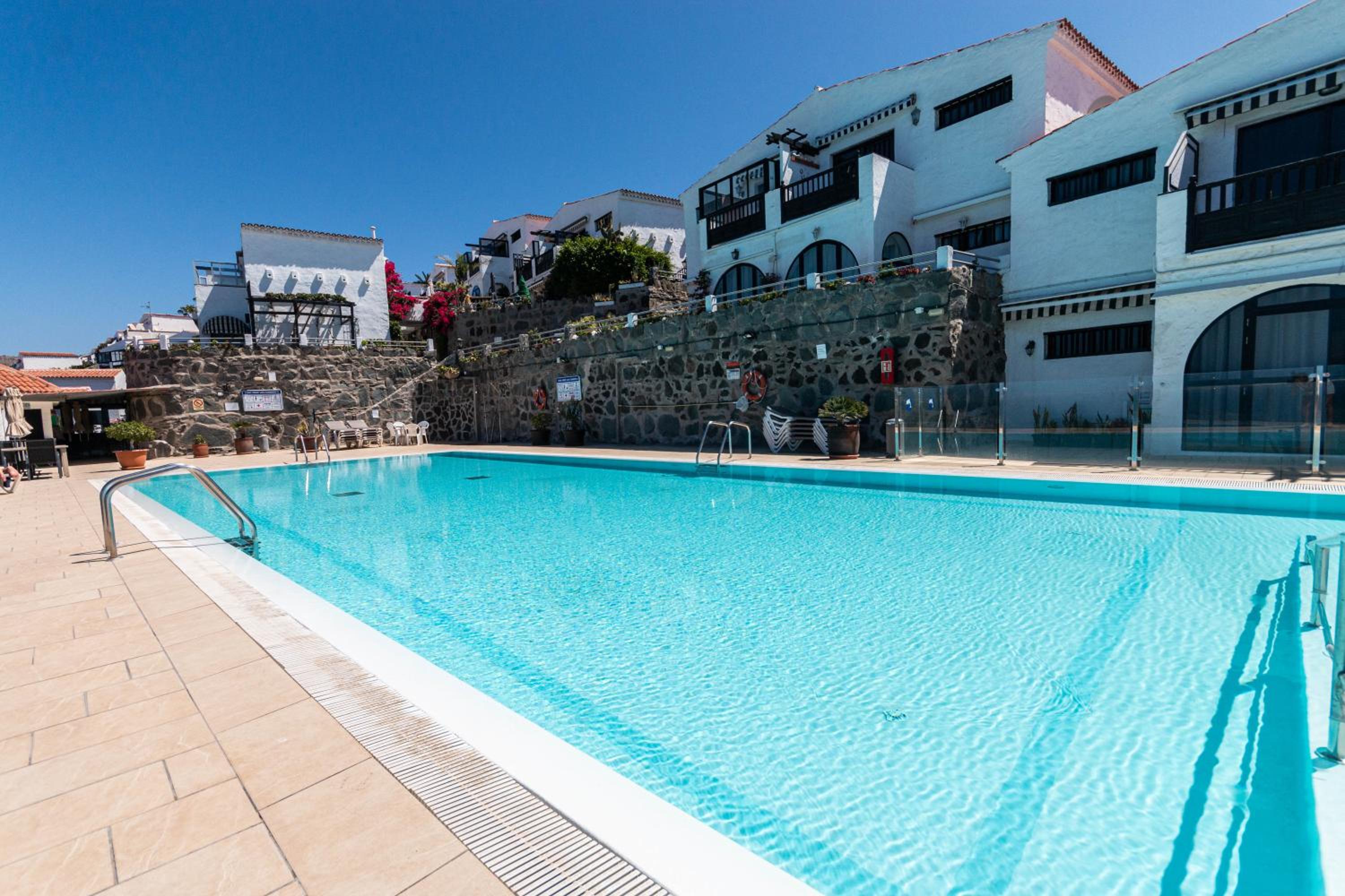 Very Romantic Seaview Apartment Patalavaca Mogán with Warm Pool