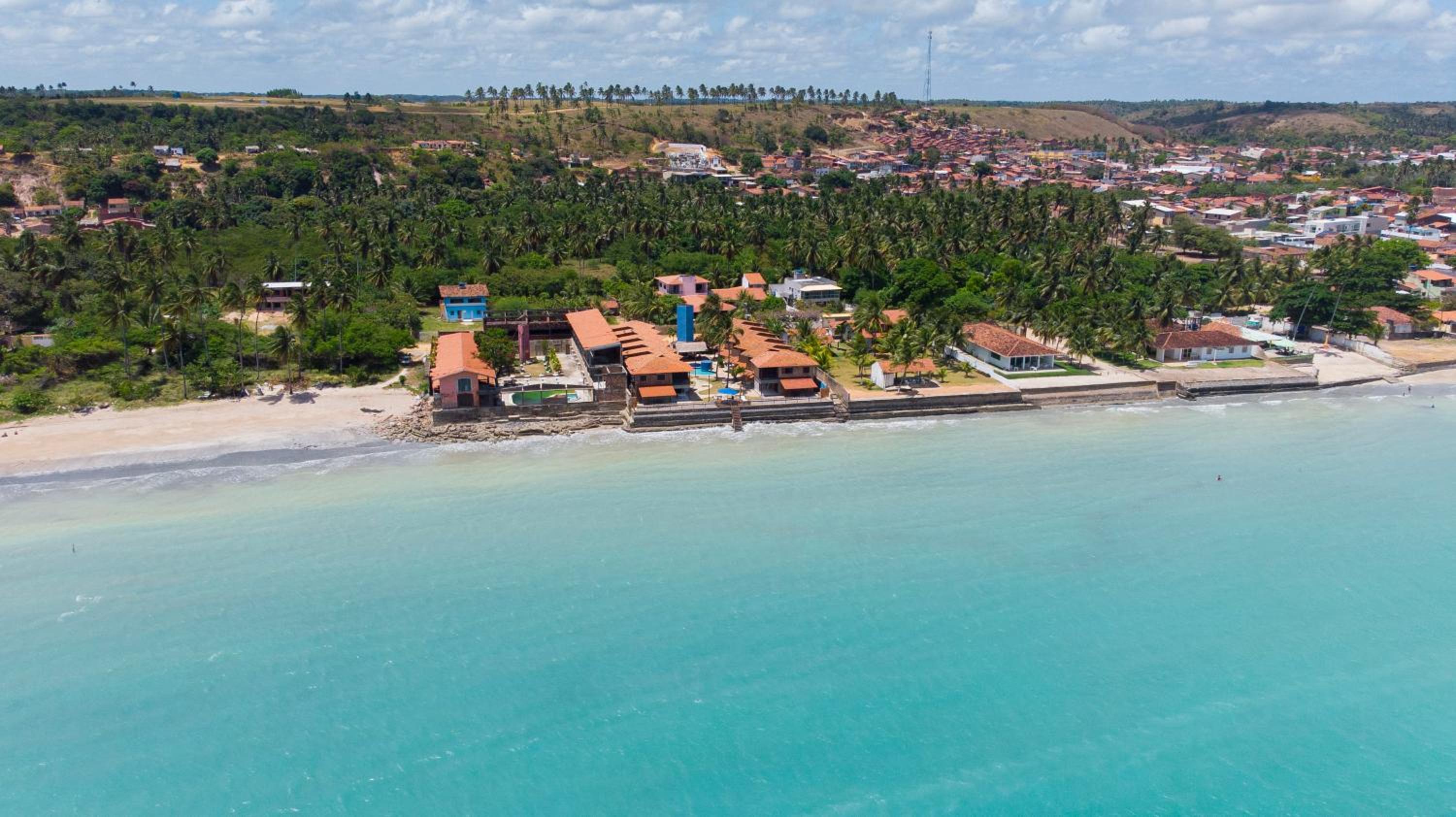 casa pé na areia, ao lado do caminho de moises