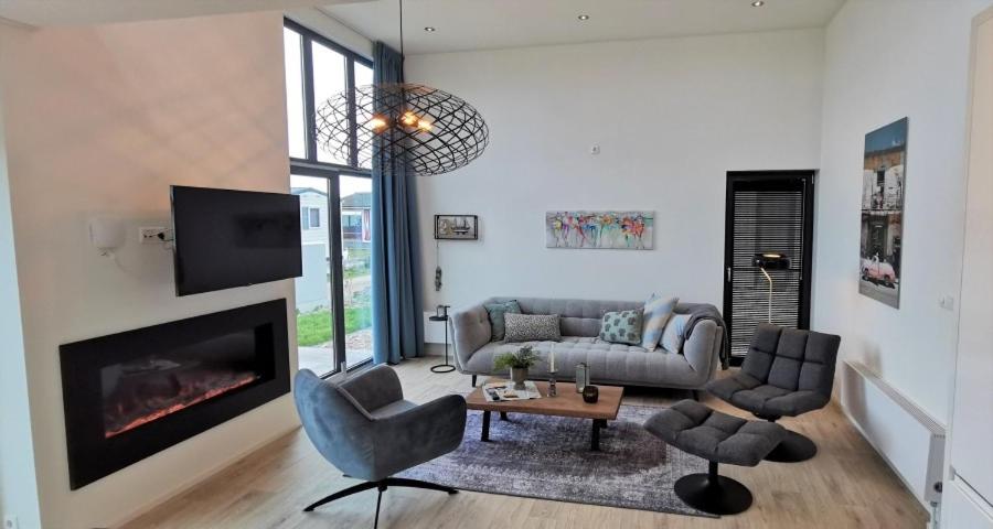 Enkhuizer Strand Cube Elite Estel mit Dachterrasse und Zaun Haus Nr 337 view 5