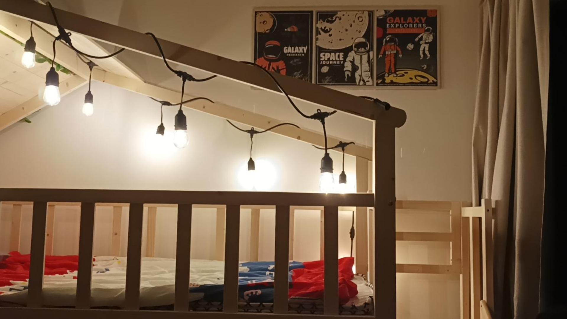 Japandi Family Play Suite with Slide Bunk Bed