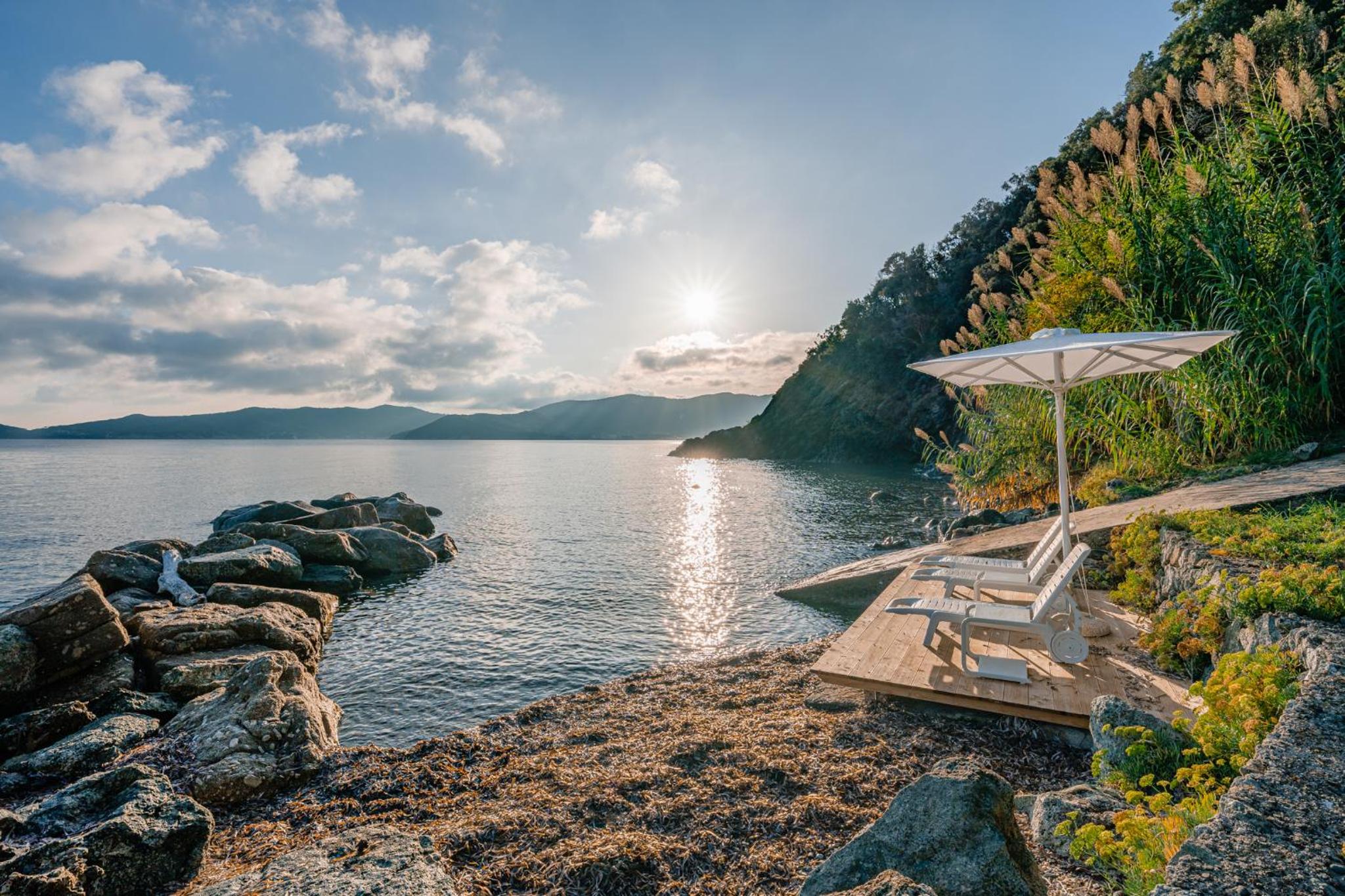 Villa Escalina with private beach and A/C view 5