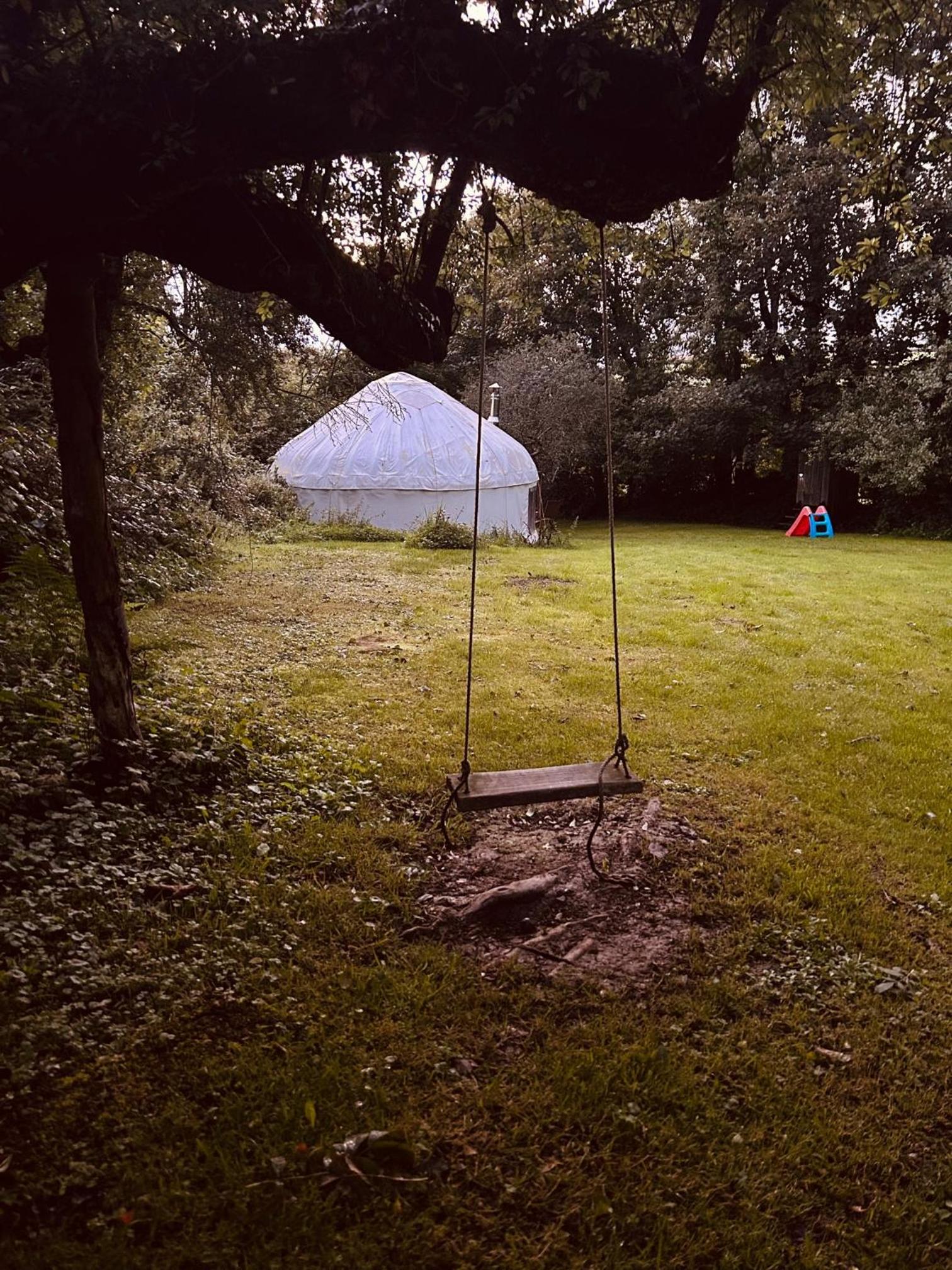 Ceridwen Glamping, double decker bus and Yurts