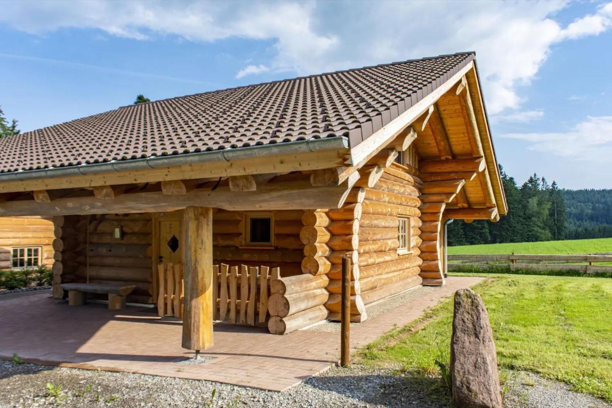 Blockhaus Almhütte Hofblick