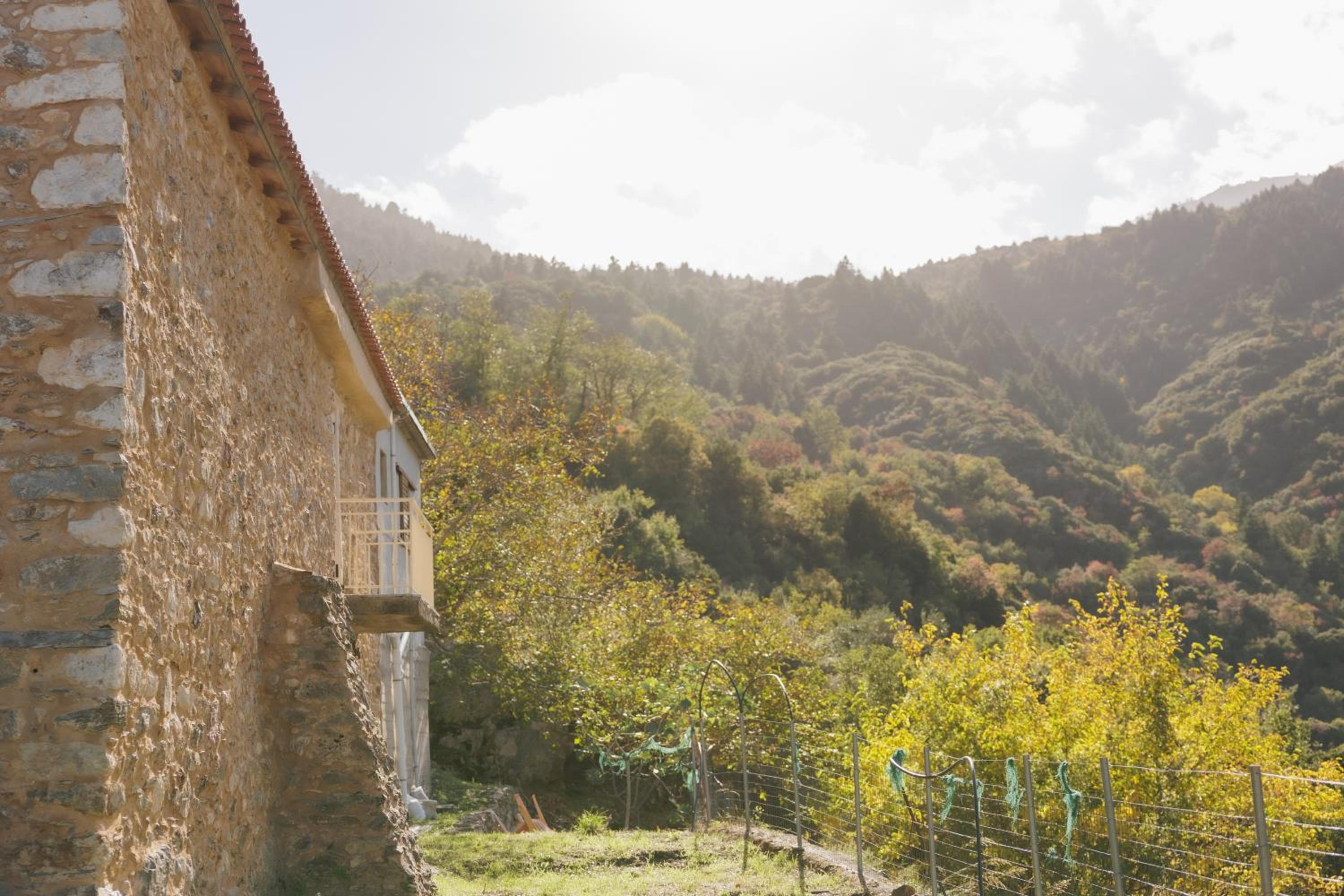 Taygeti's mountain lodge view 3