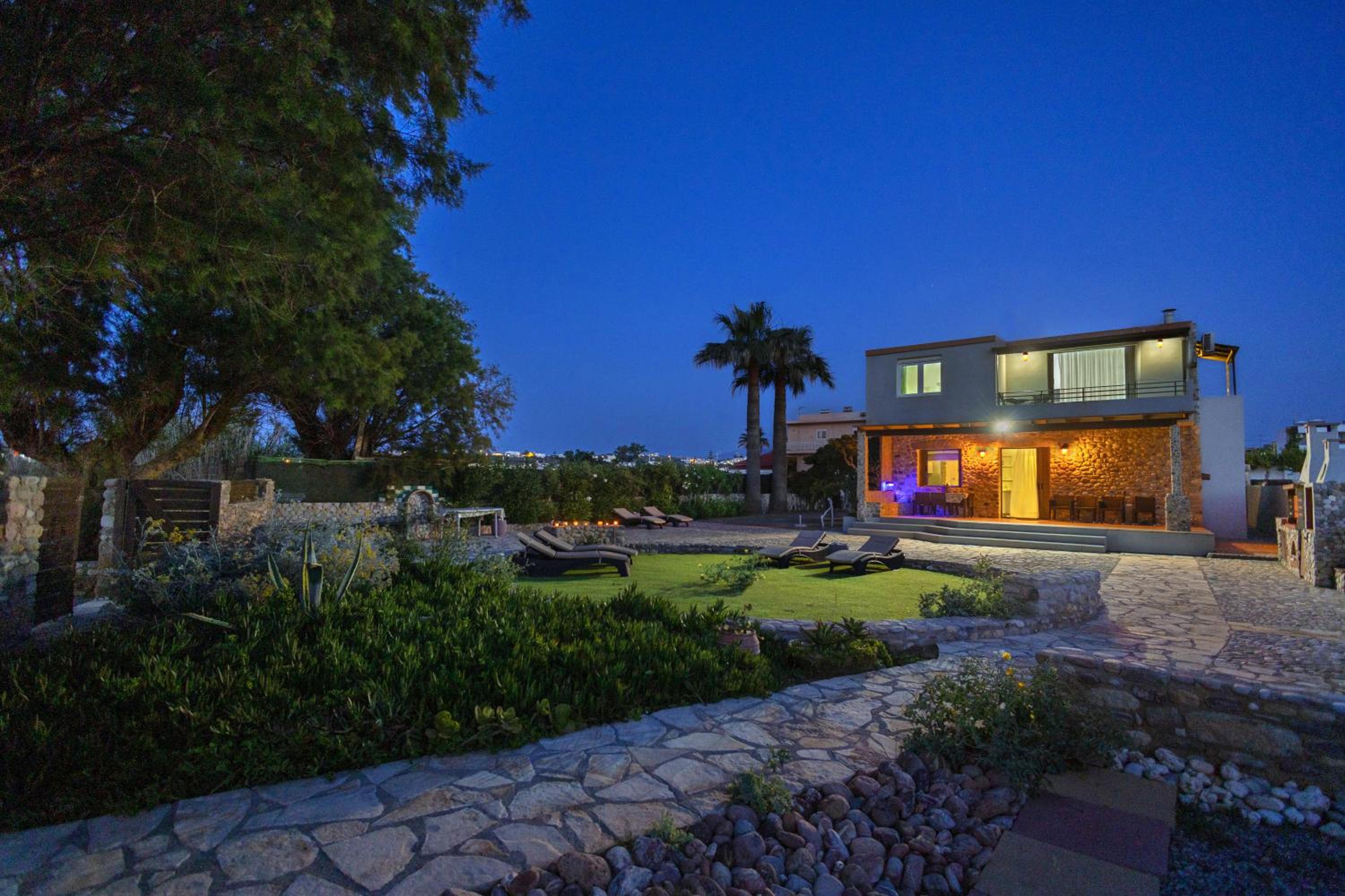 Villa Thalassa Stavromenos beach view 3