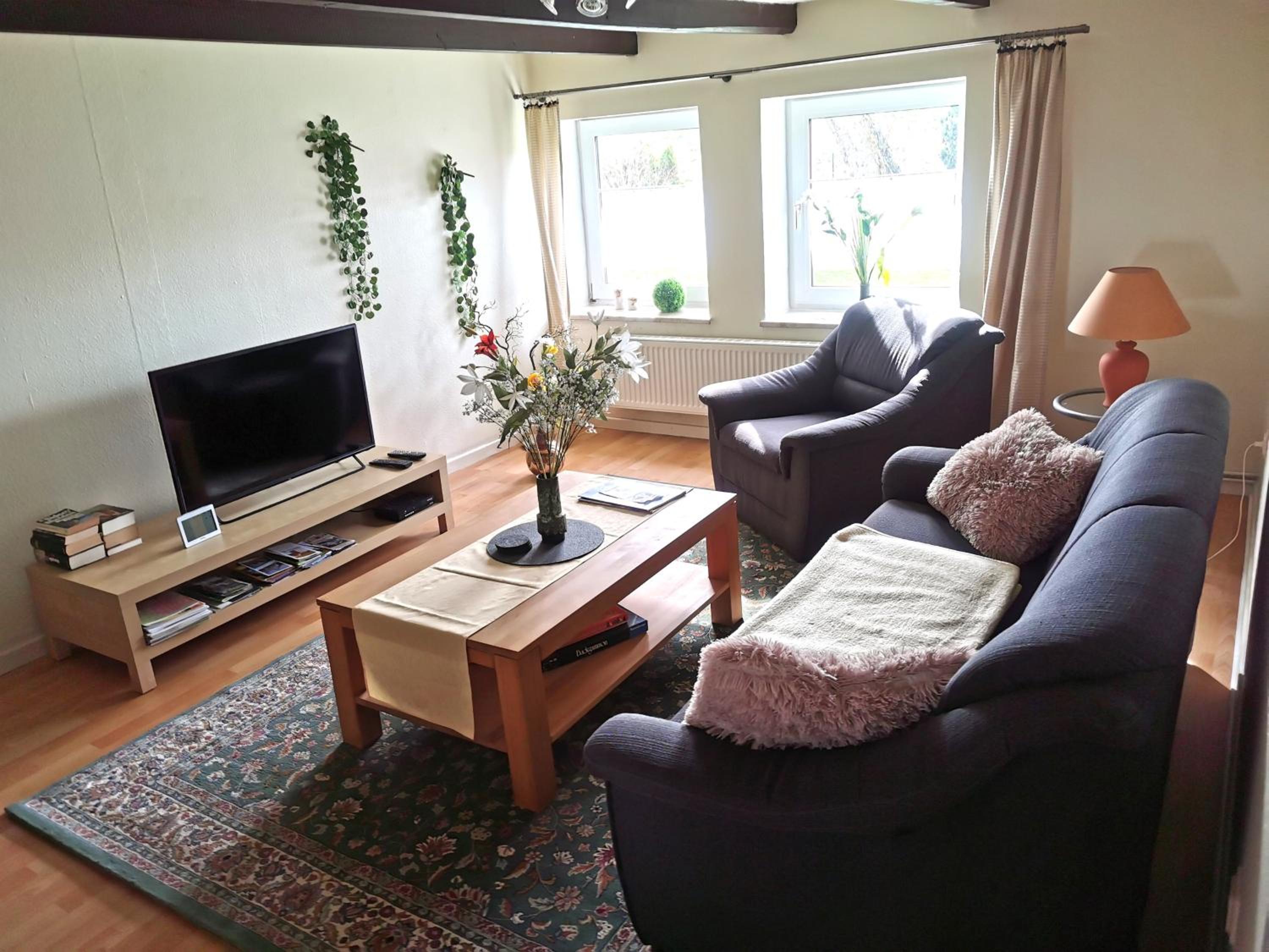Ferienwohnung 1 Nordsee Gulfhof Dornum - mit großem Garten