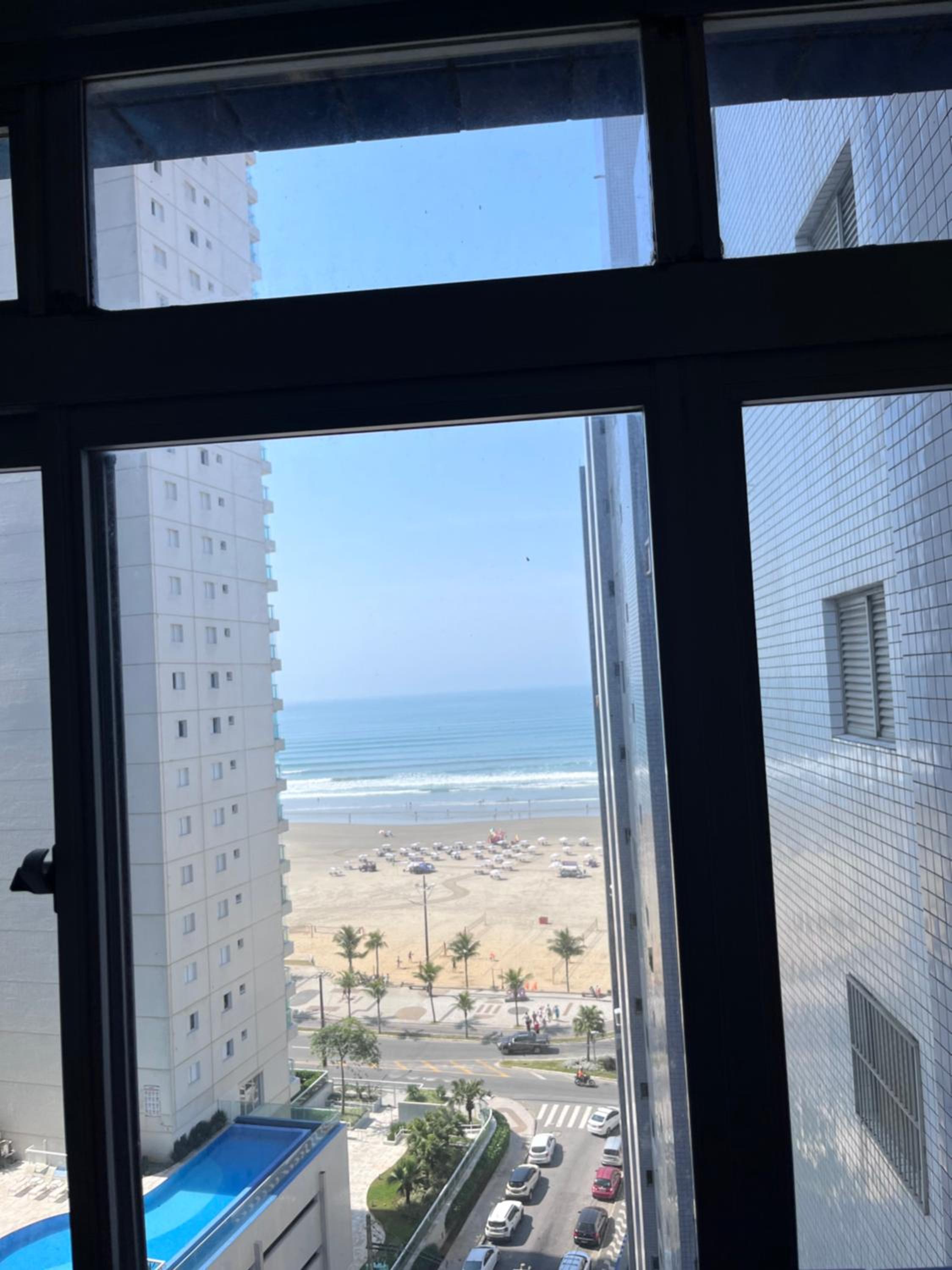 Apartamento de frente para praia