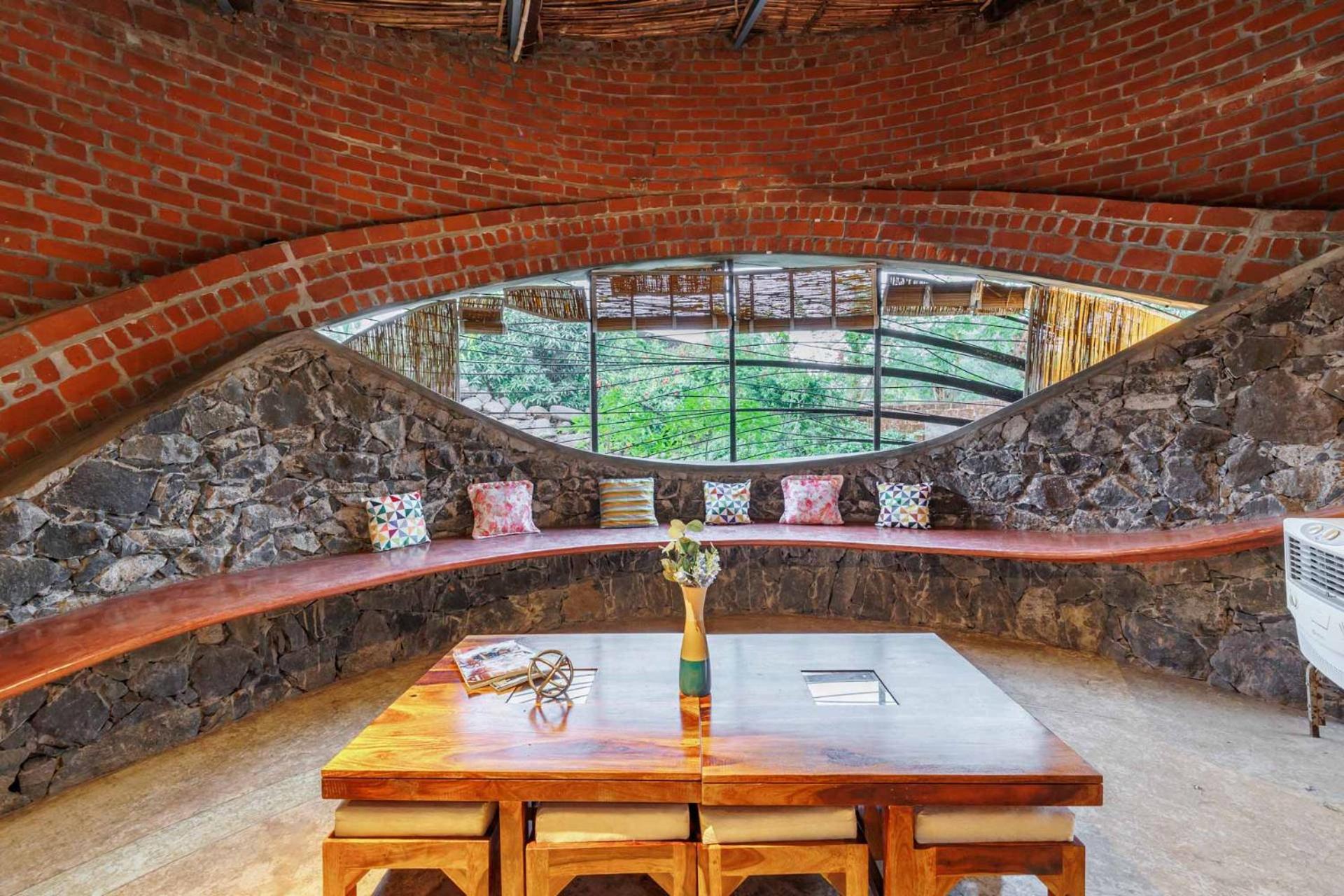 StayVista's Nature's Nest - Wada - Brick House Amidst Orchards, Holistic Retreat with Outdoor Pool view 4