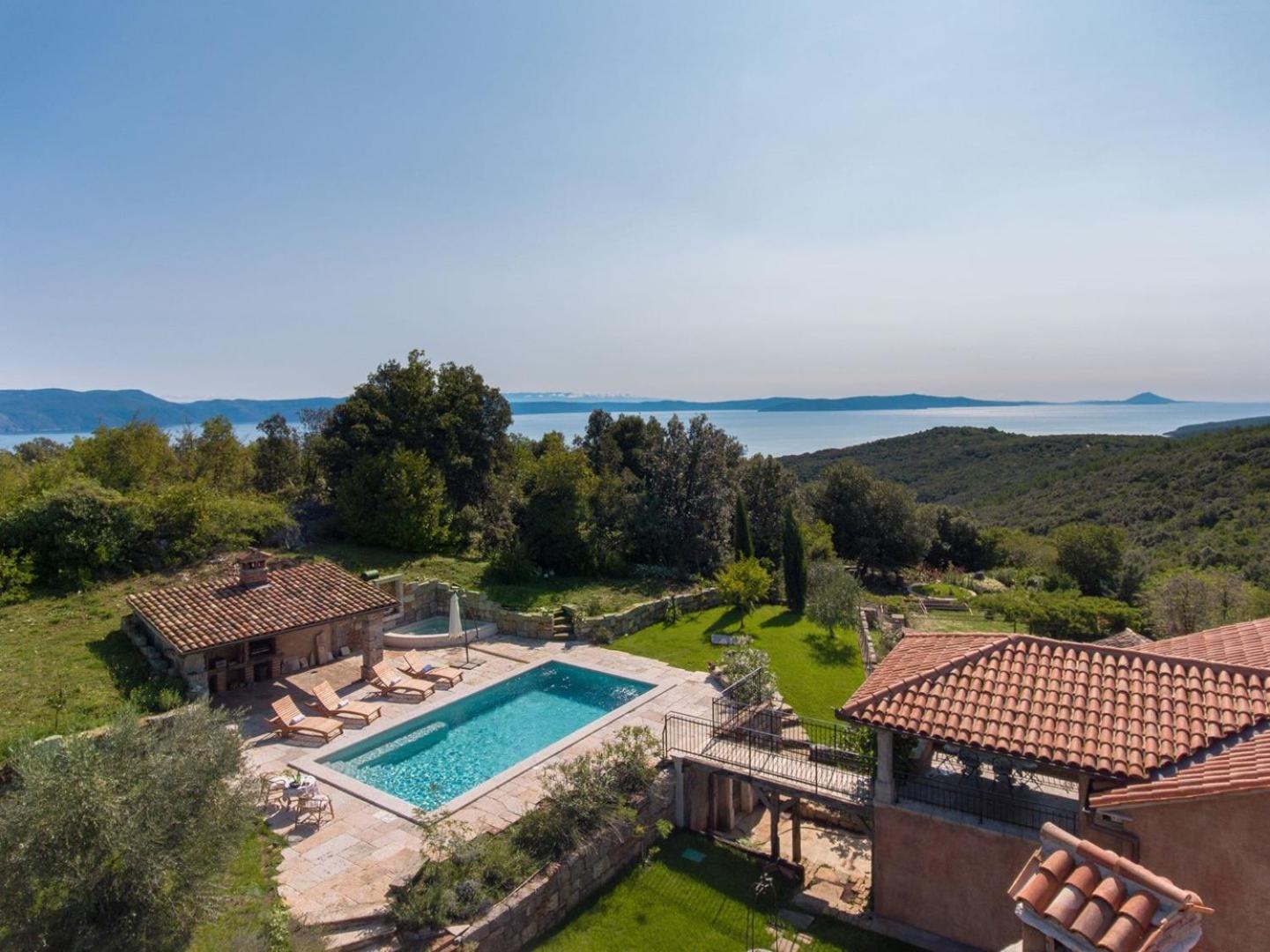 Villa Malini with Pool, Sauna and Fenced Garden view 4