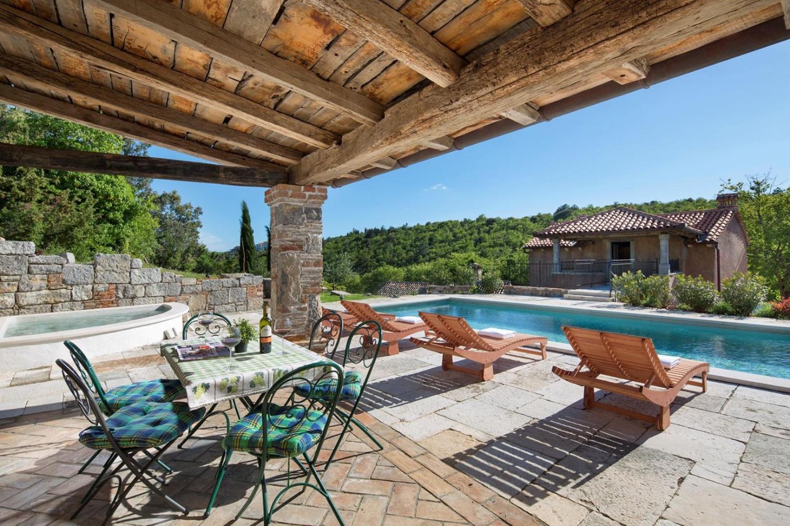 Villa Malini with Pool, Sauna and Fenced Garden view 5