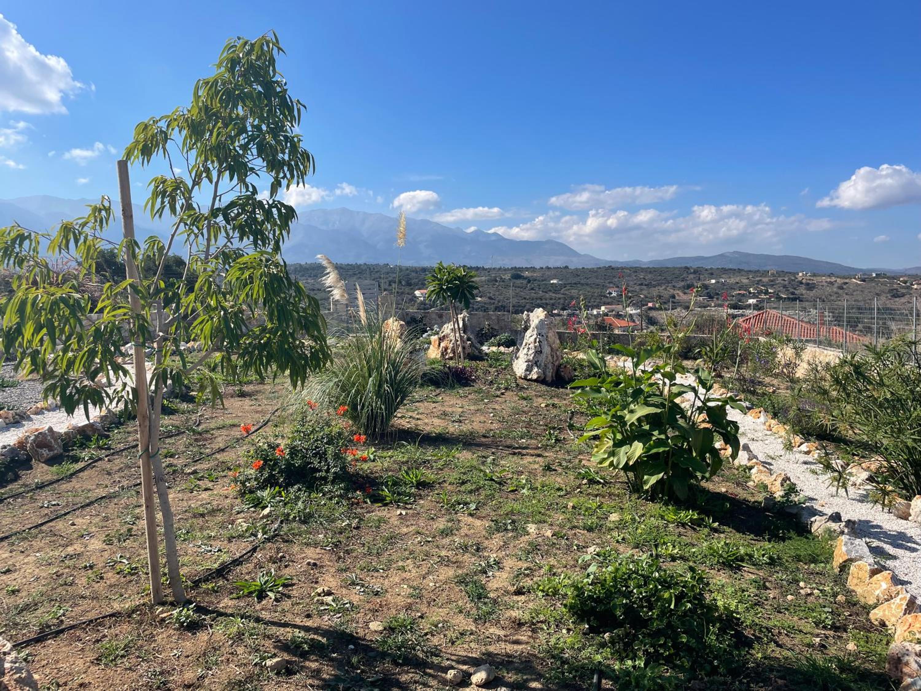 STUNNING MOUNTAIN AND SEA VIEW VILLA ELENI IN VAMOS