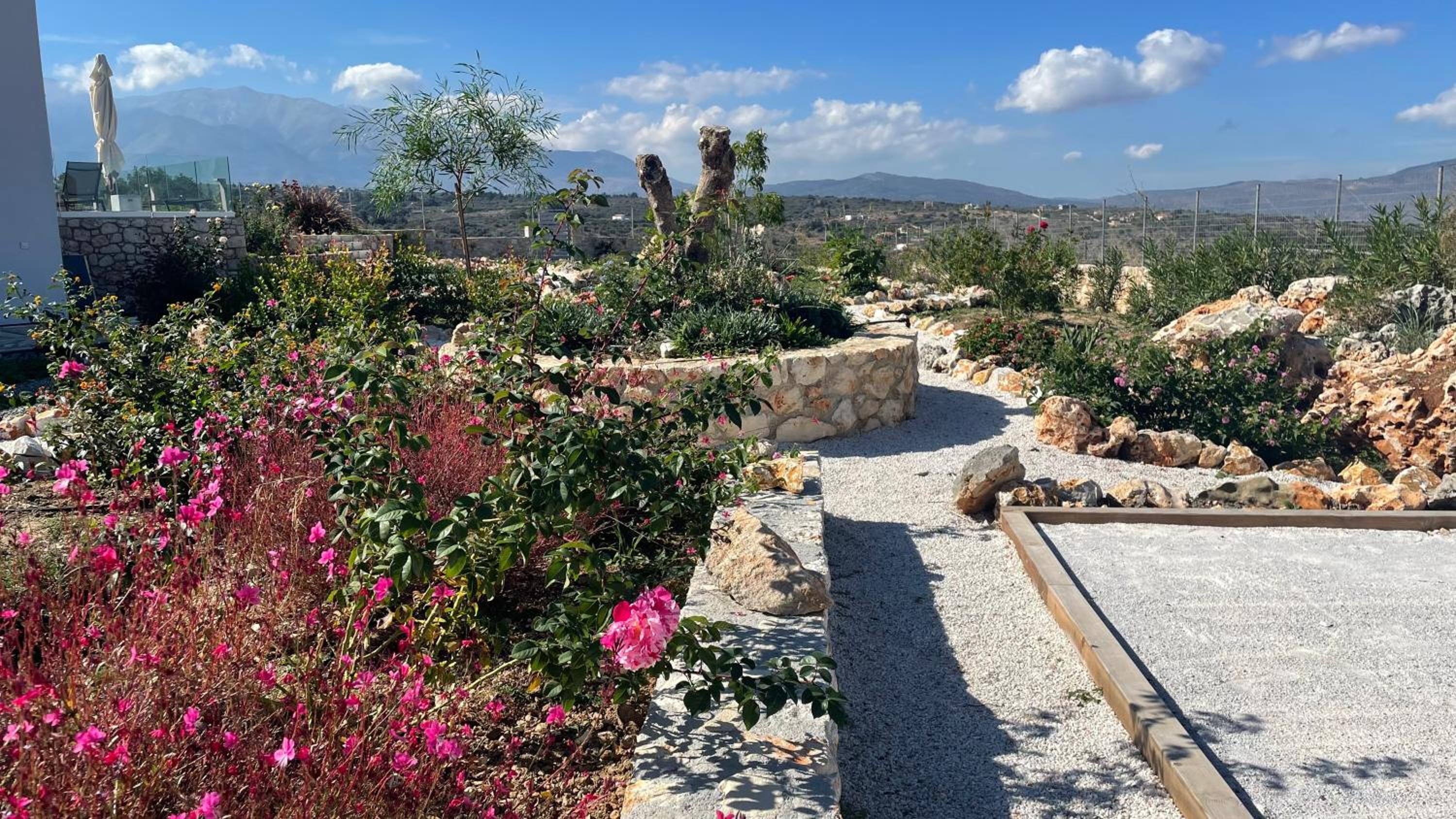 STUNNING MOUNTAIN AND SEA VIEW VILLA ELENI IN VAMOS