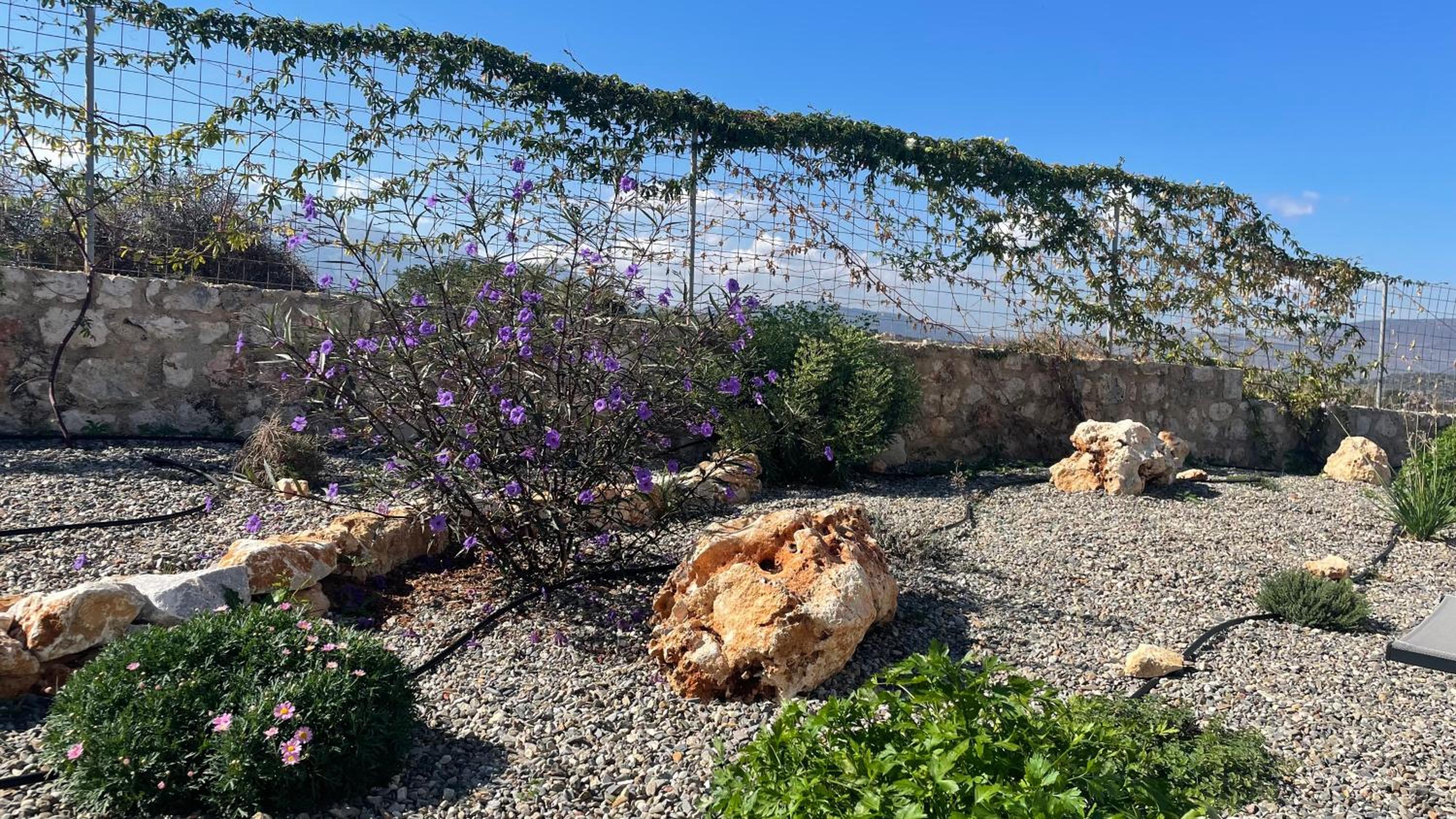 STUNNING MOUNTAIN AND SEA VIEW VILLA ELENI IN VAMOS