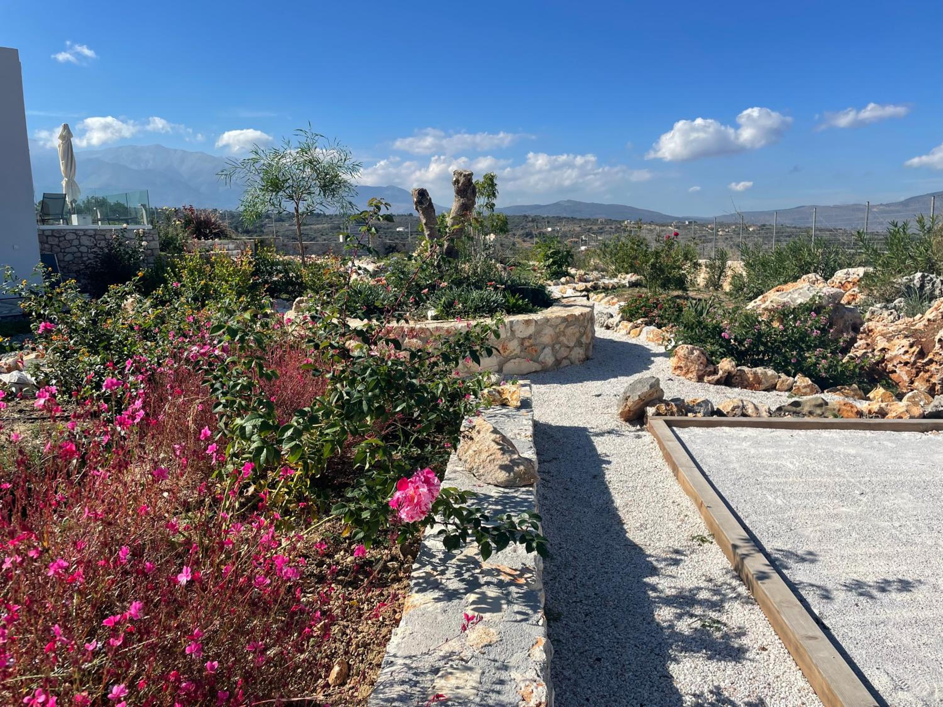 STUNNING MOUNTAIN AND SEA VIEW VILLA ELENI IN VAMOS
