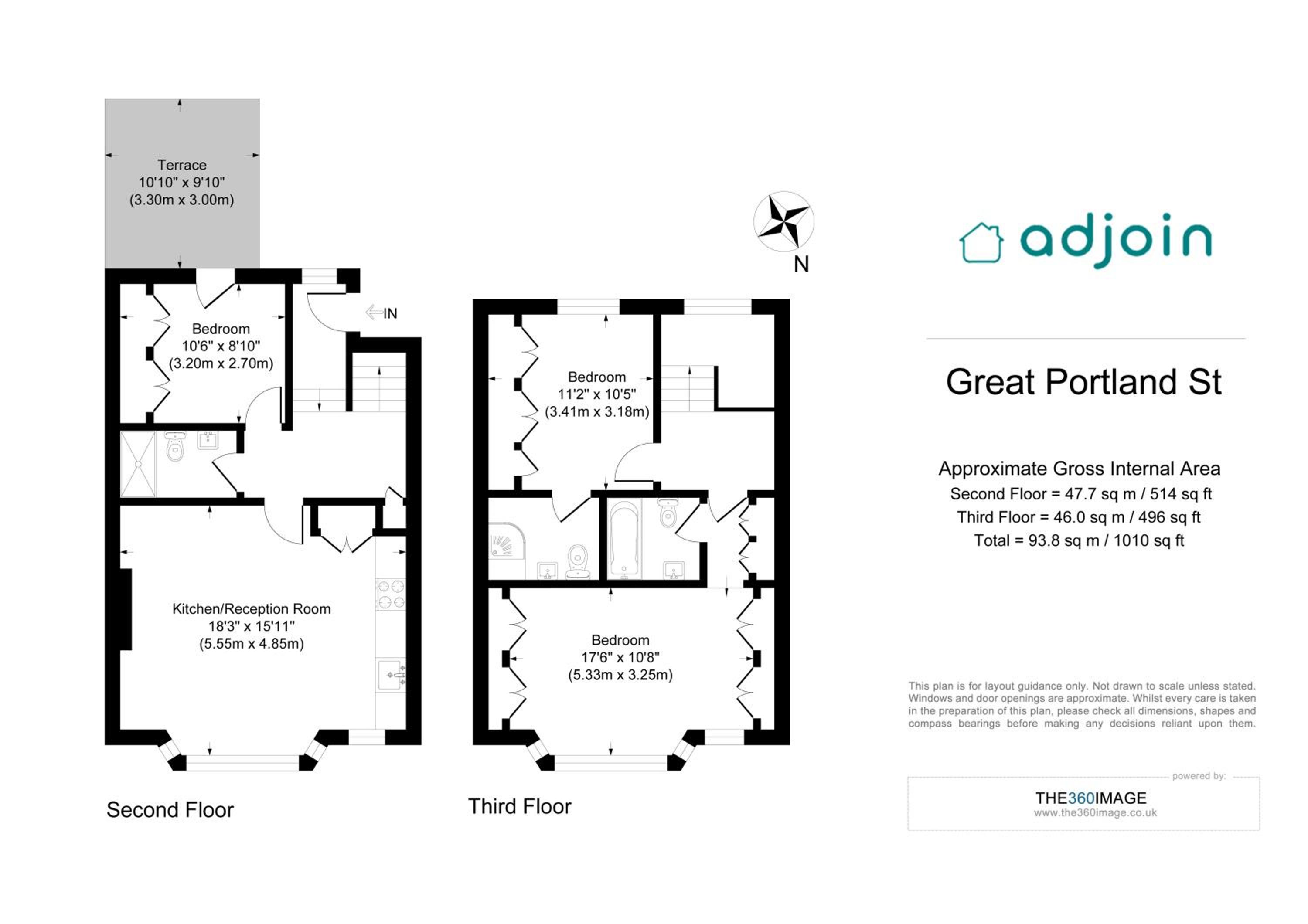 Duplex Flat with Terrace & AC near Oxford Street-GSP
