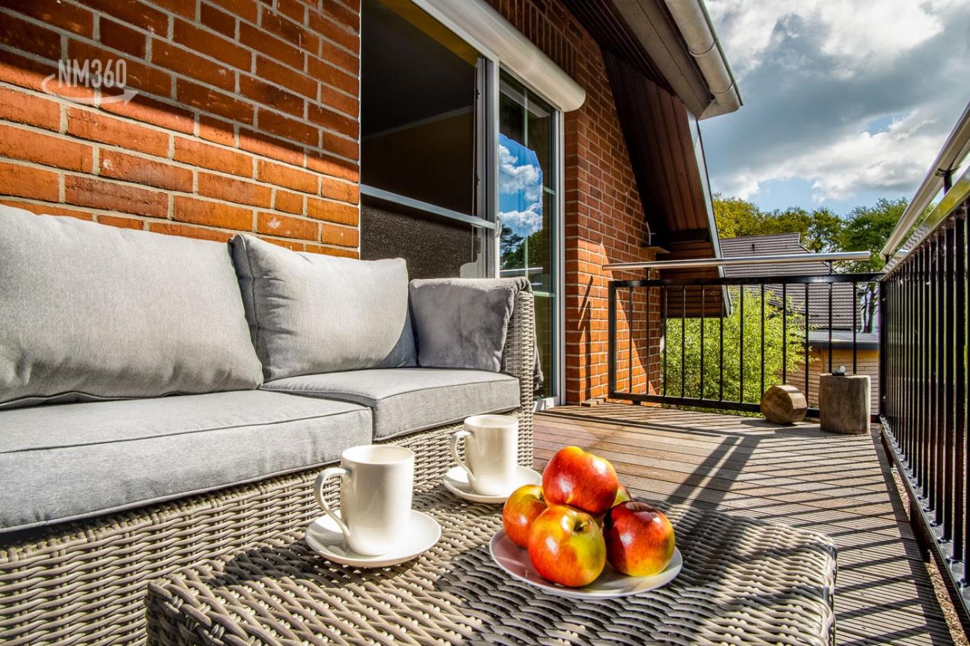 Traumhaftes Appartement mit Balkon - Odins Blick Wohnung 6 - mit Privatstrand, Sauna