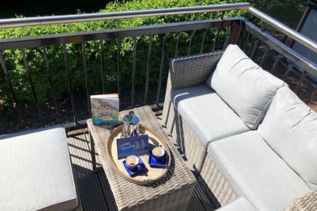 Traumhaftes Appartement mit Balkon - Odins Blick Wohnung 6 - mit Privatstrand, Sauna