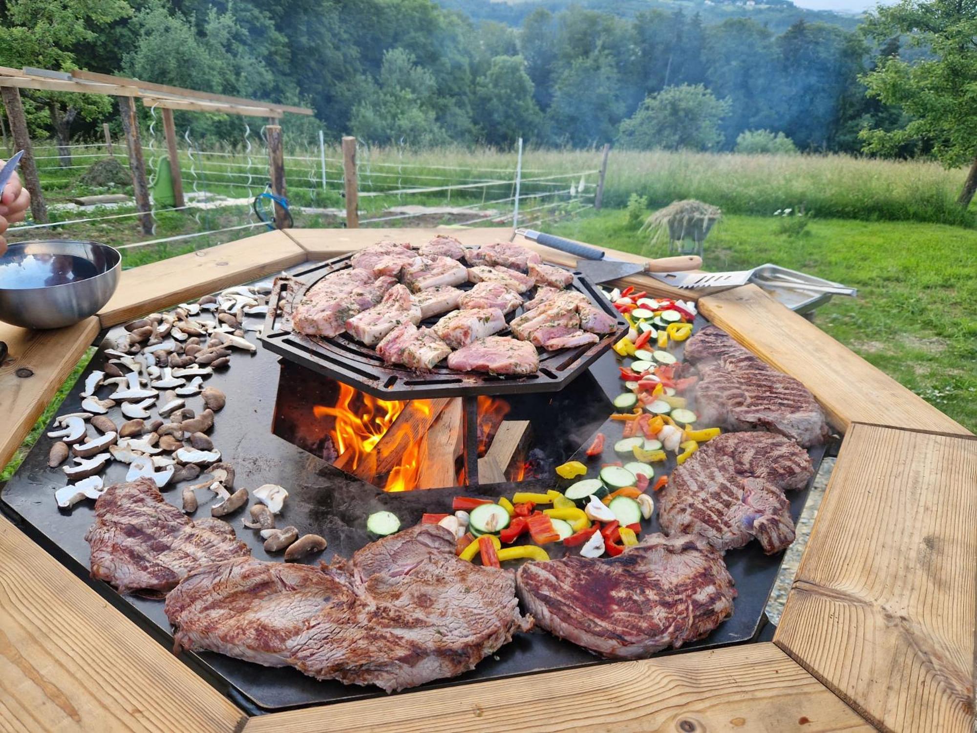 Ferienwohnung am Trausdorfberg - Rosenblick
