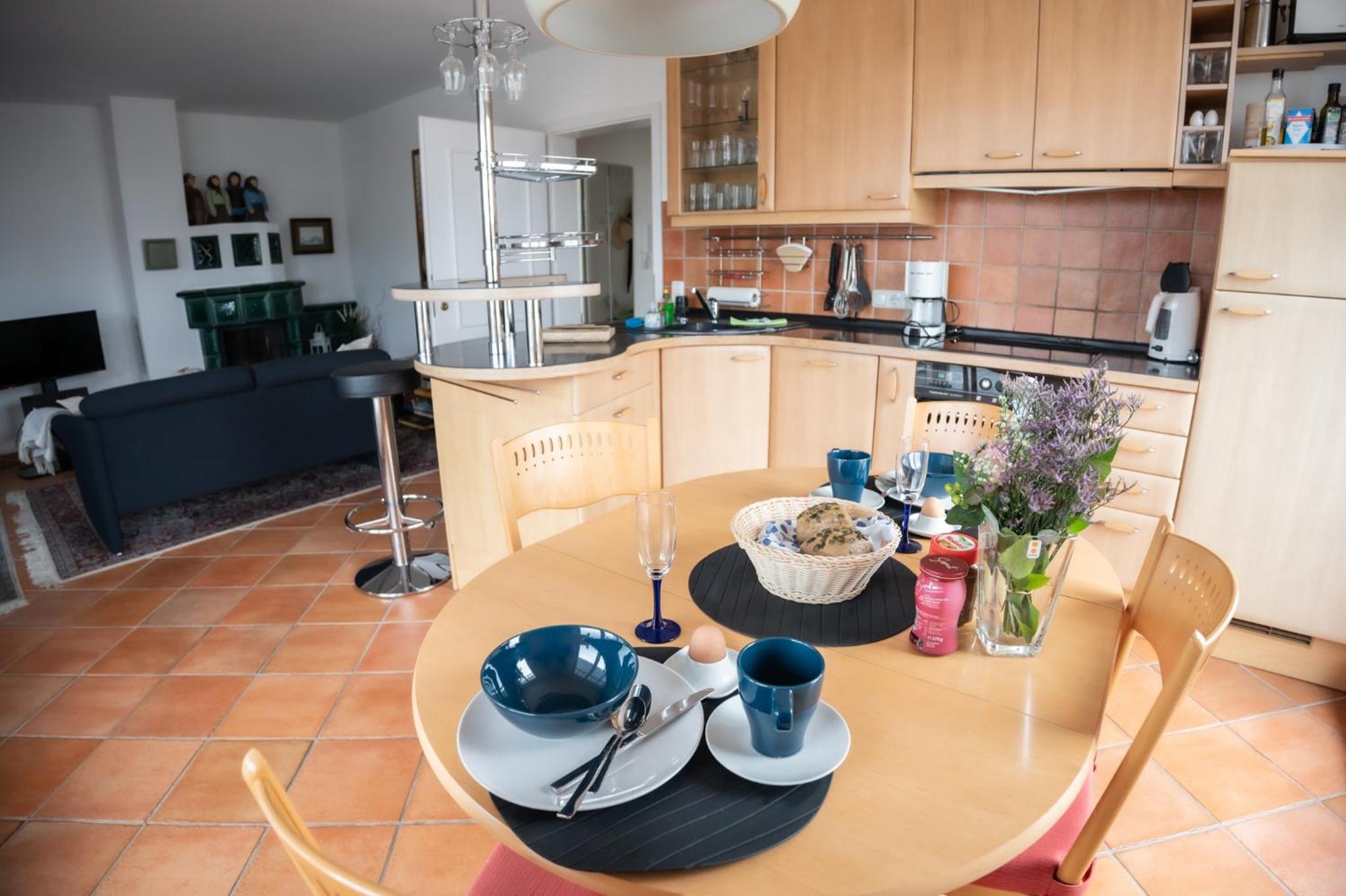Villa Düne mit großer Sonnenterrasse, Kamin, Wlan und Tiefgarage für 2-4 Personen