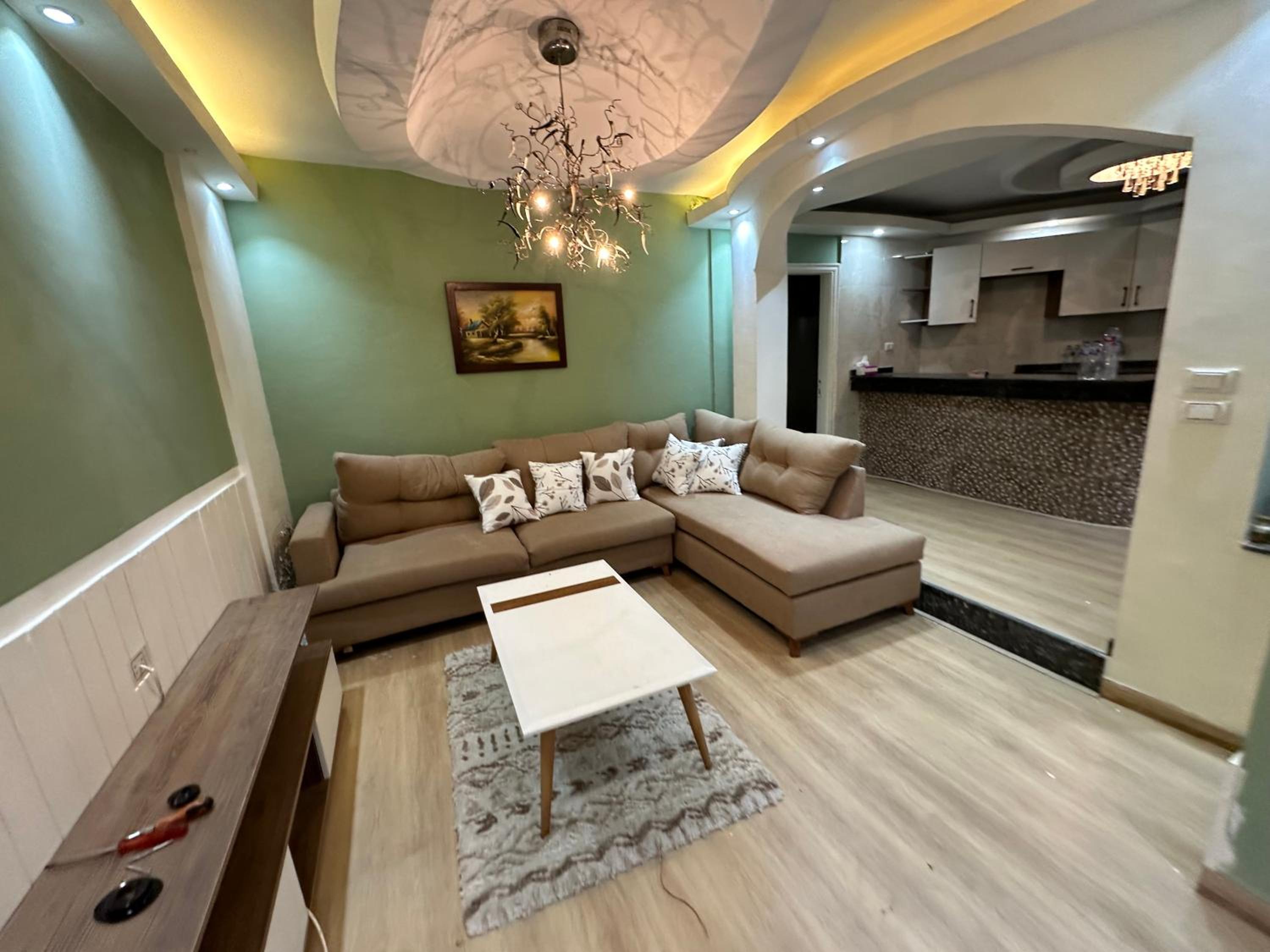 One room apartment with Garden Rehab city