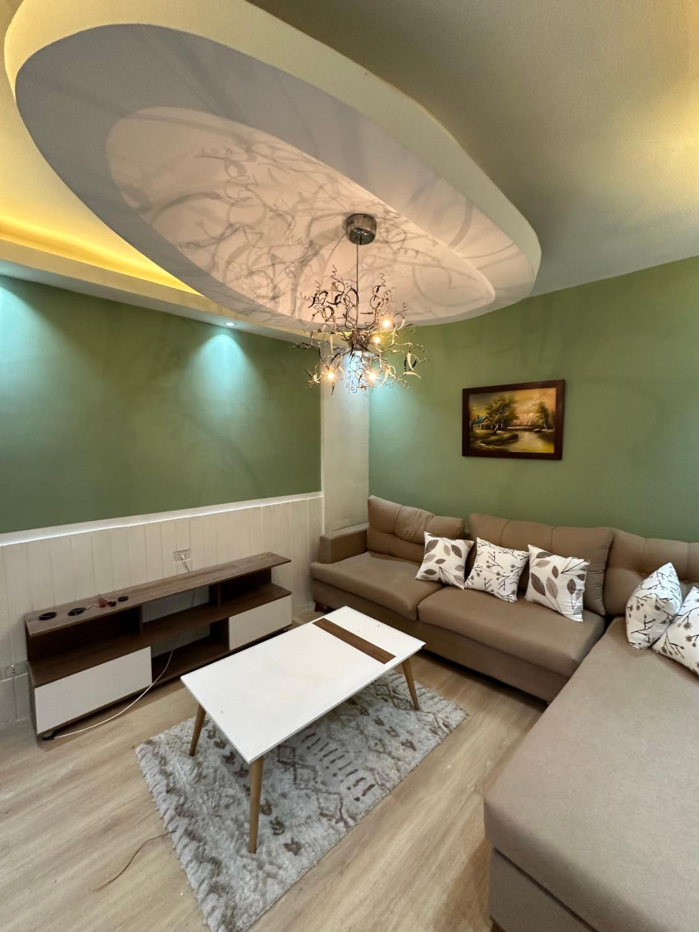 One room apartment with Garden Rehab city