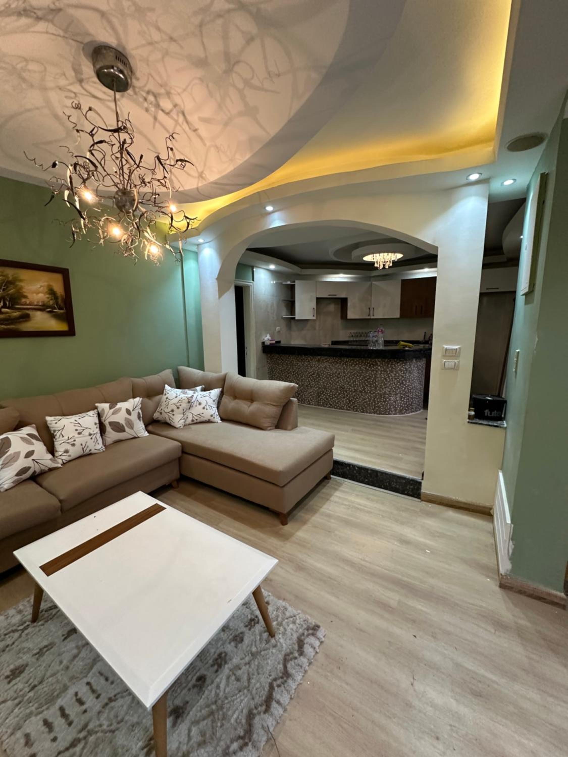 One room apartment with Garden Rehab city