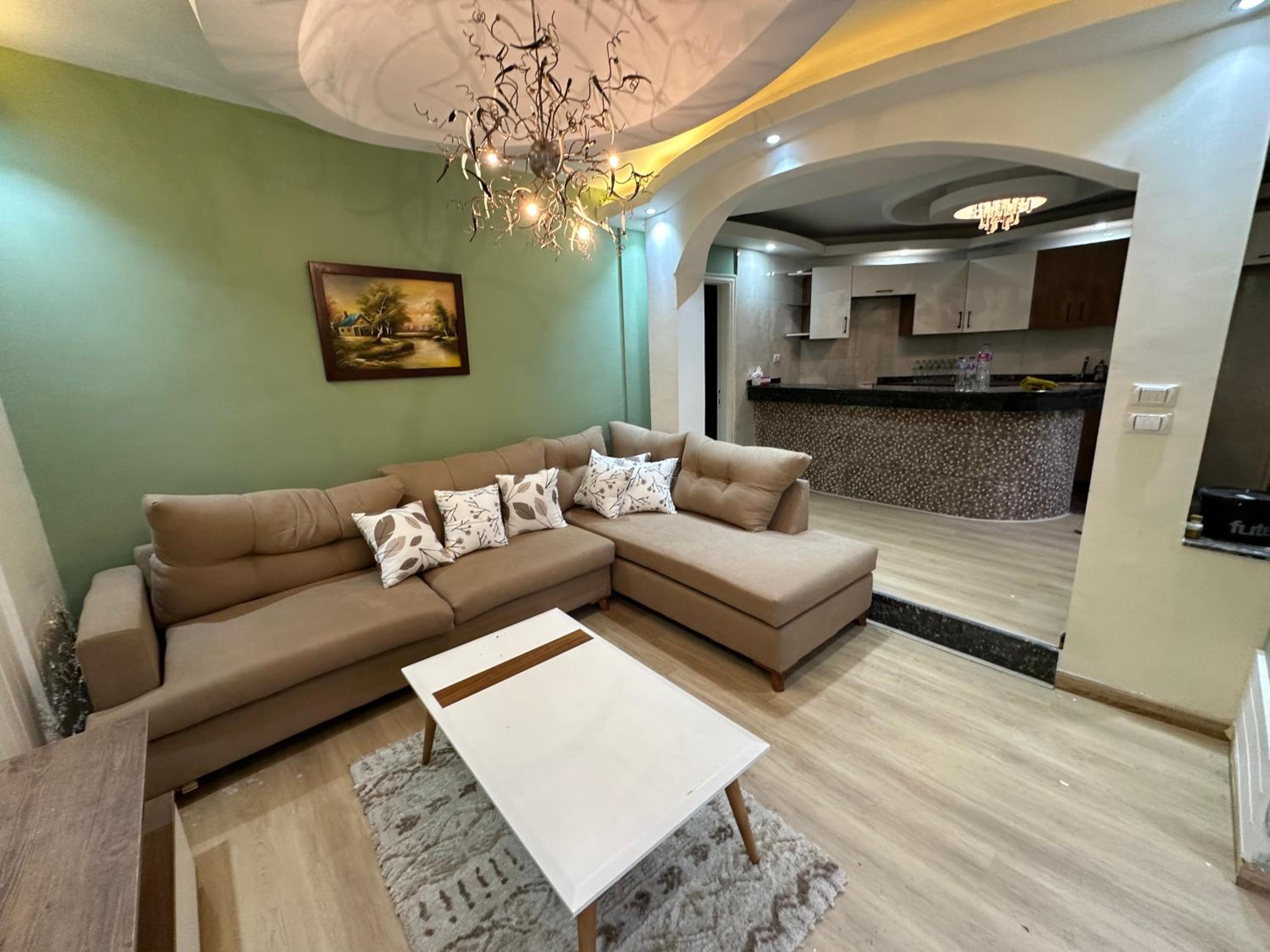 One room apartment with Garden Rehab city