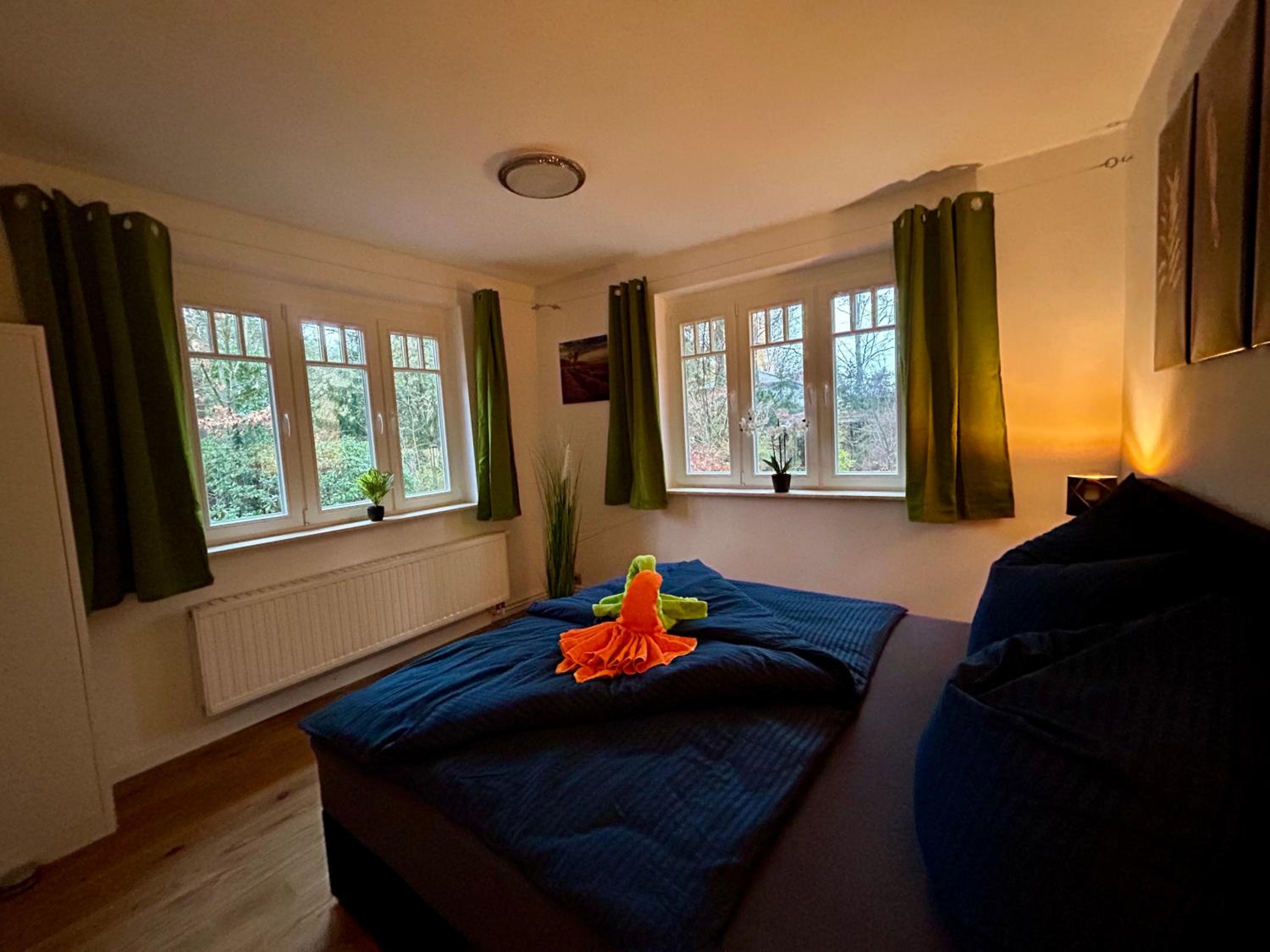 Ferienhaus im Grünen mit Kamin
