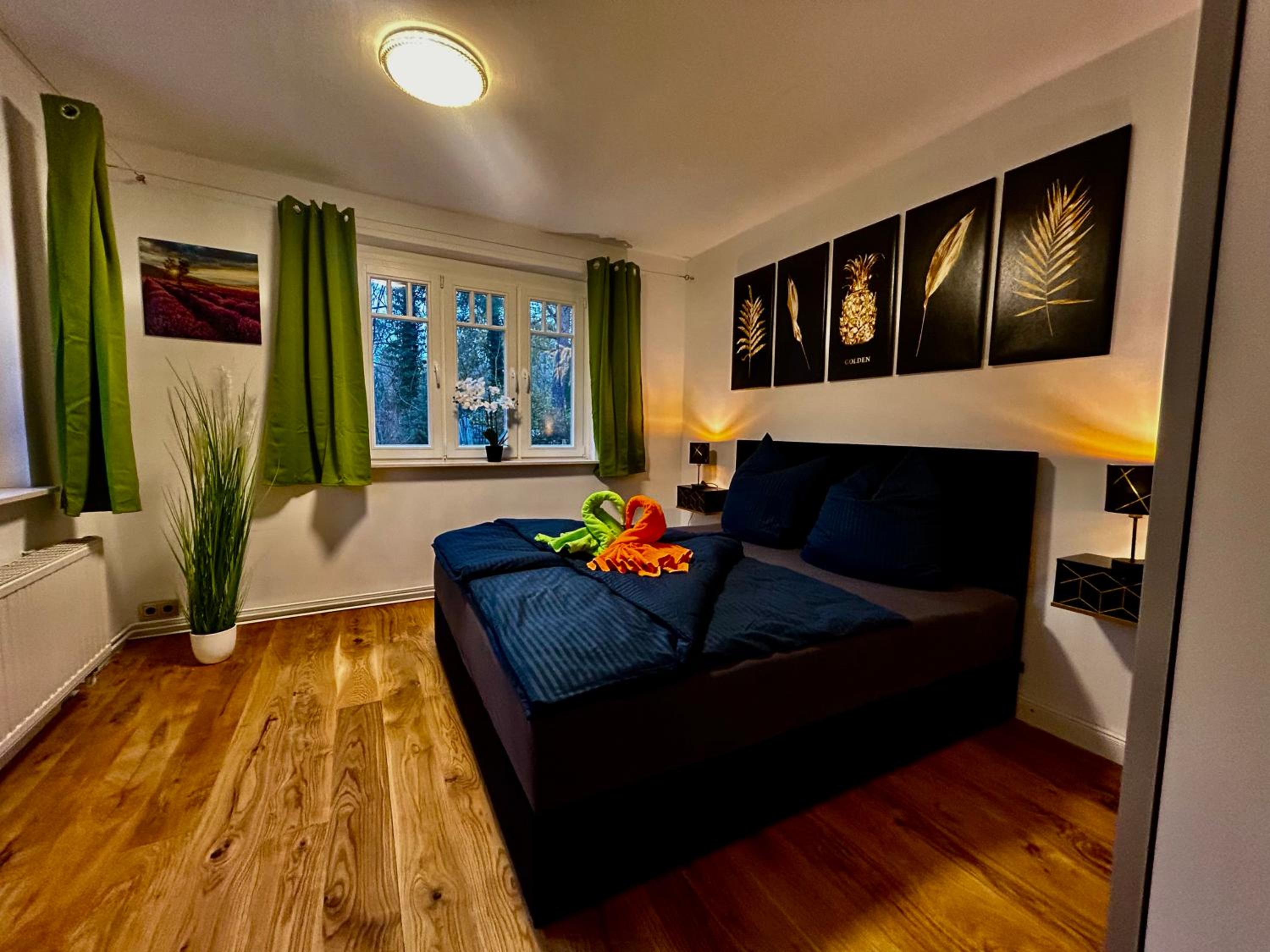 Ferienhaus im Grünen mit Kamin