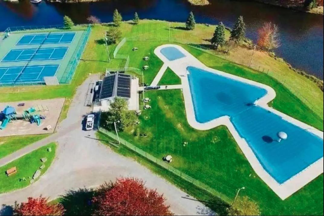 Family Pocono Gem by the lake with private sauna, hot tub, and huge game room view 5