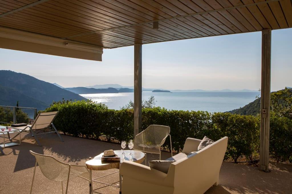 Villa Posidonia of BLUE CAVES complex with perfect view & salt water pool photo 1
