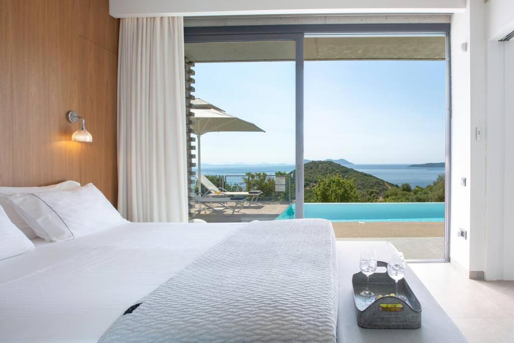 Villa Posidonia of BLUE CAVES complex with perfect view & salt water pool photo 4